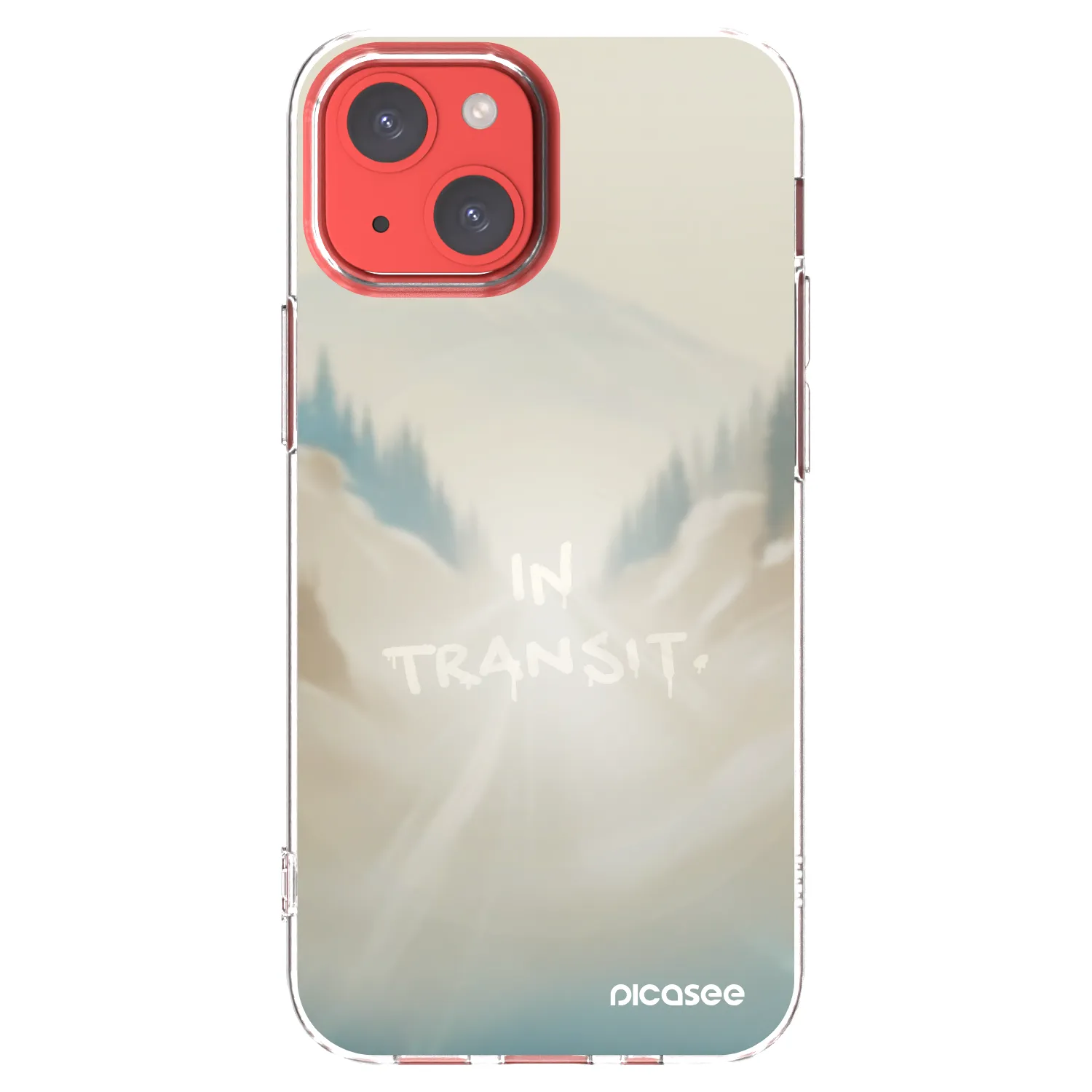 Picasee átlátszó szilikon tok az alábbi mobiltelefonokra Apple iPhone 13 mini - IN TRANSIT