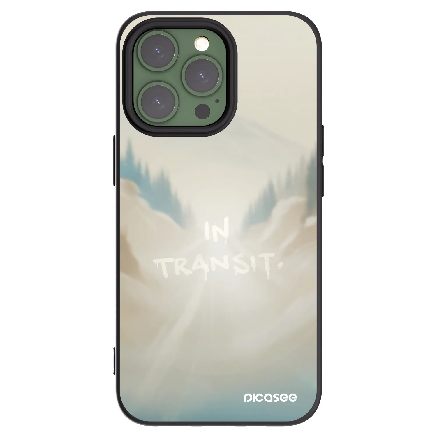 Picasee fekete szilikon tok az alábbi mobiltelefonokra Apple iPhone 13 Pro - IN TRANSIT