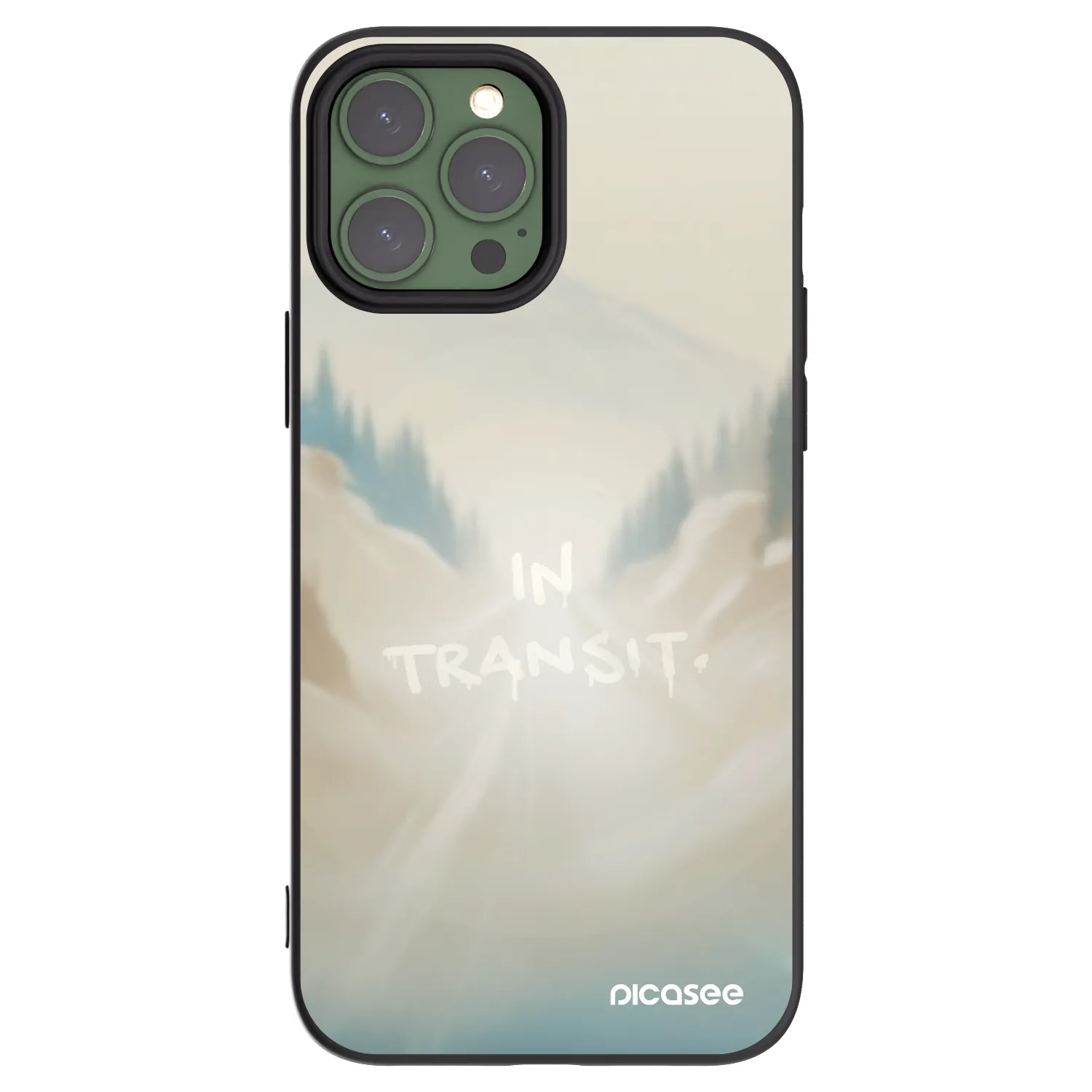 Picasee fekete szilikon tok az alábbi mobiltelefonokra Apple iPhone 13 Pro Max - IN TRANSIT