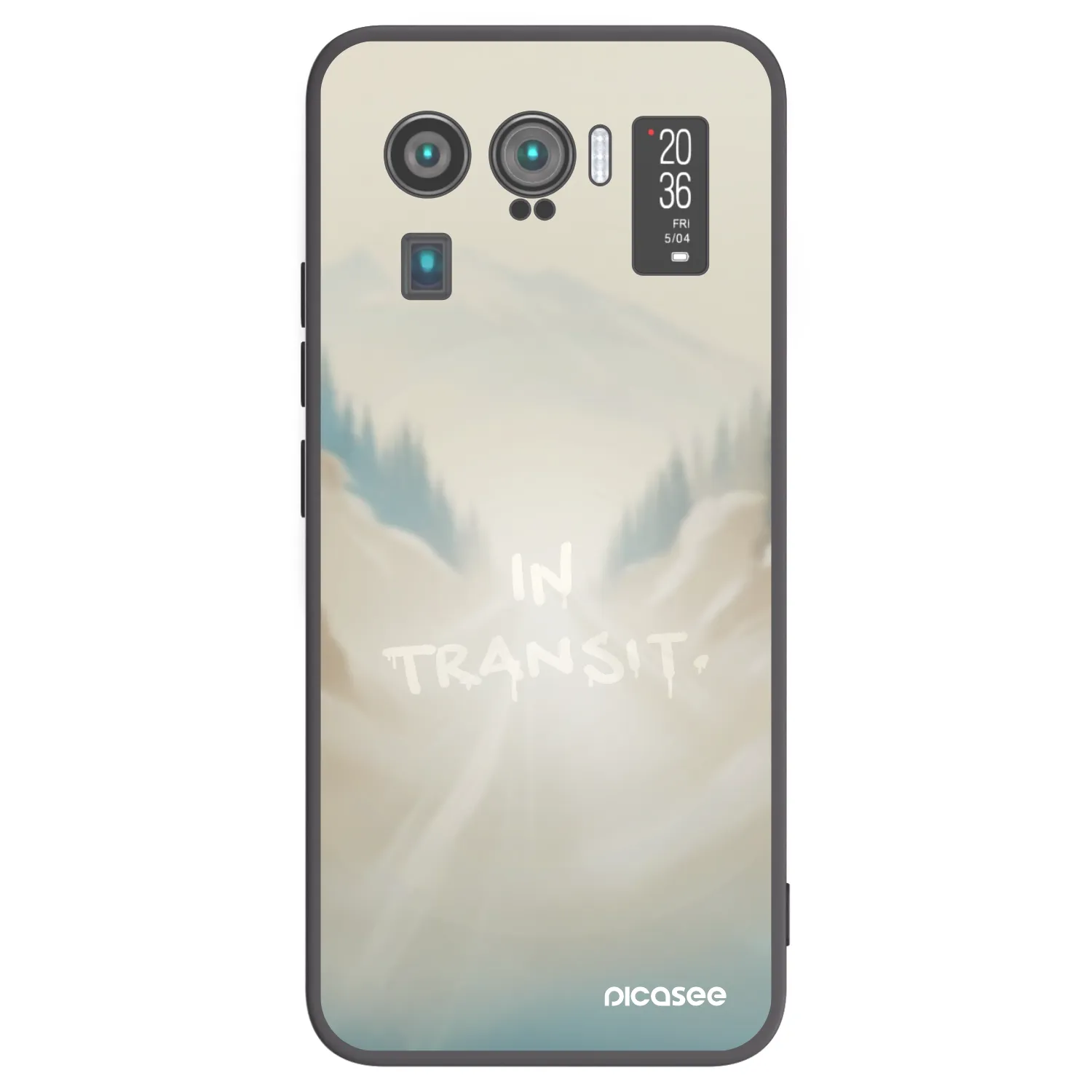 Picasee fekete szilikon tok az alábbi mobiltelefonokra Xiaomi Mi 11 Ultra - IN TRANSIT