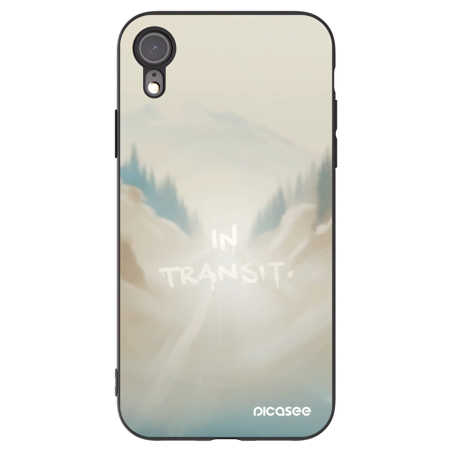 Picasee fekete szilikon tok az alábbi mobiltelefonokra Apple iPhone XR - IN TRANSIT