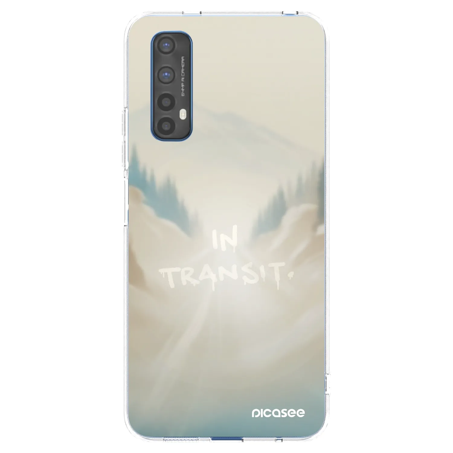 Picasee átlátszó szilikon tok az alábbi mobiltelefonokra Realme 7 - IN TRANSIT