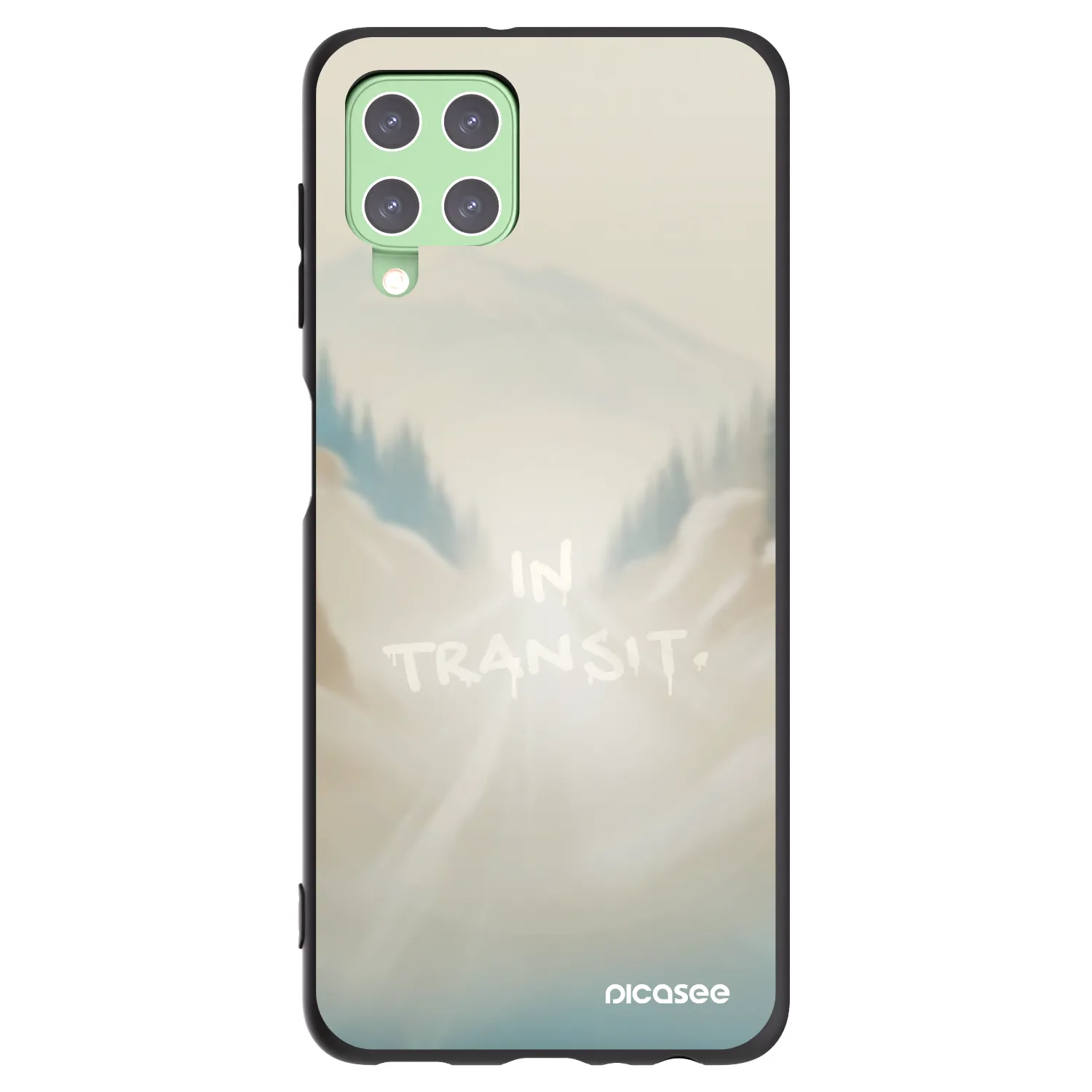 Picasee fekete szilikon tok az alábbi mobiltelefonokra Samsung Galaxy A22 A225F 4G - IN TRANSIT