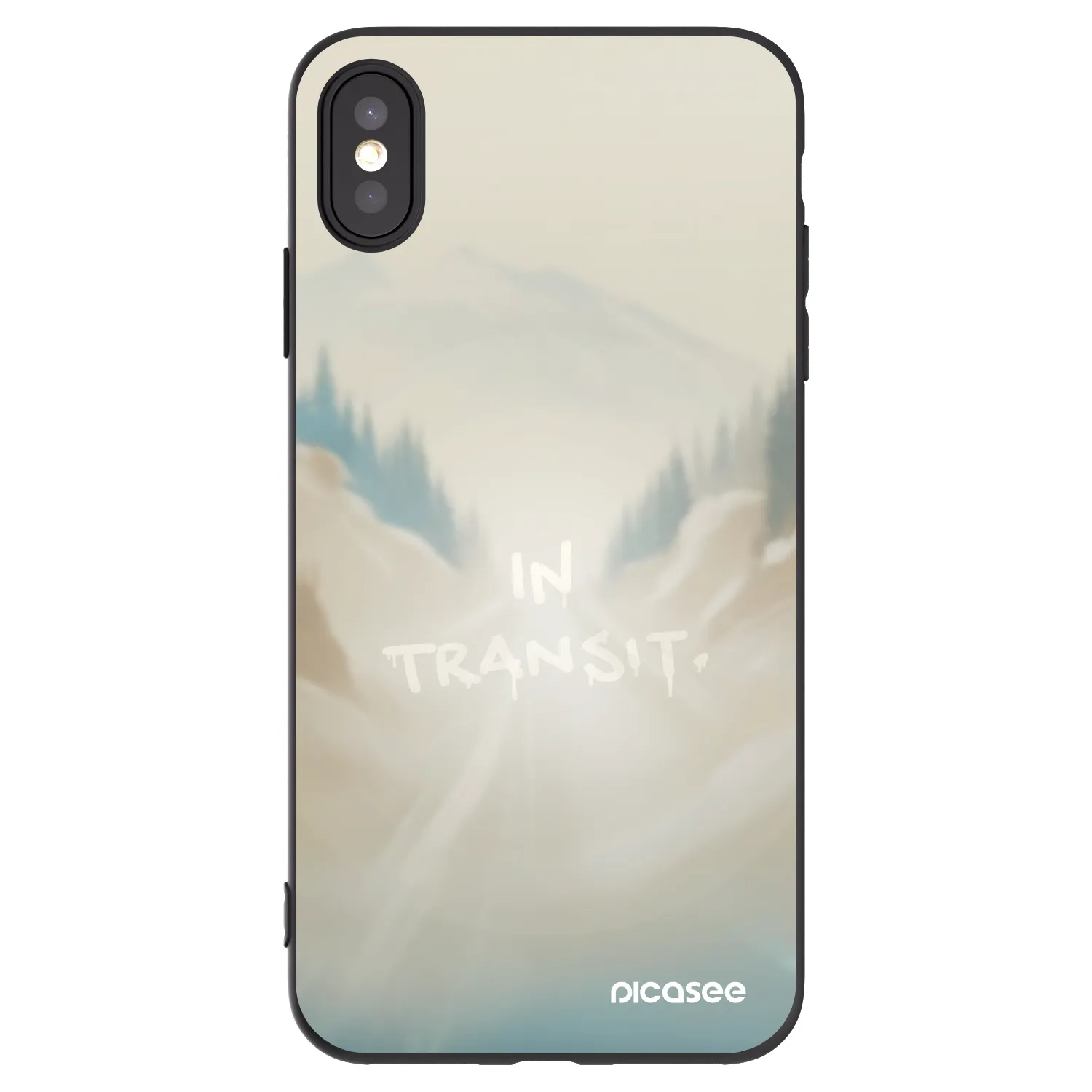 Picasee fekete szilikon tok az alábbi mobiltelefonokra Apple iPhone XS Max - IN TRANSIT
