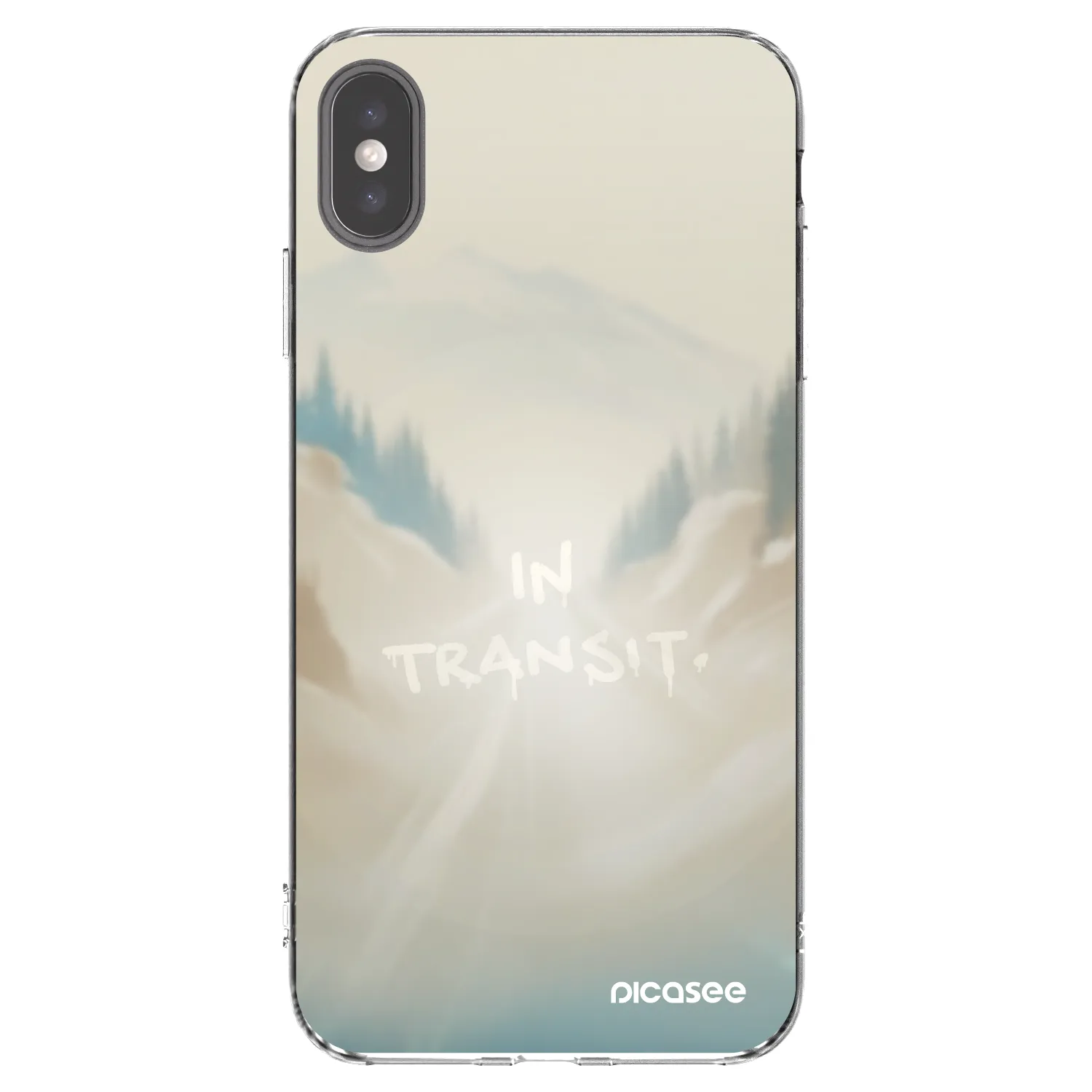 Picasee átlátszó szilikon tok az alábbi mobiltelefonokra Apple iPhone XS Max - IN TRANSIT
