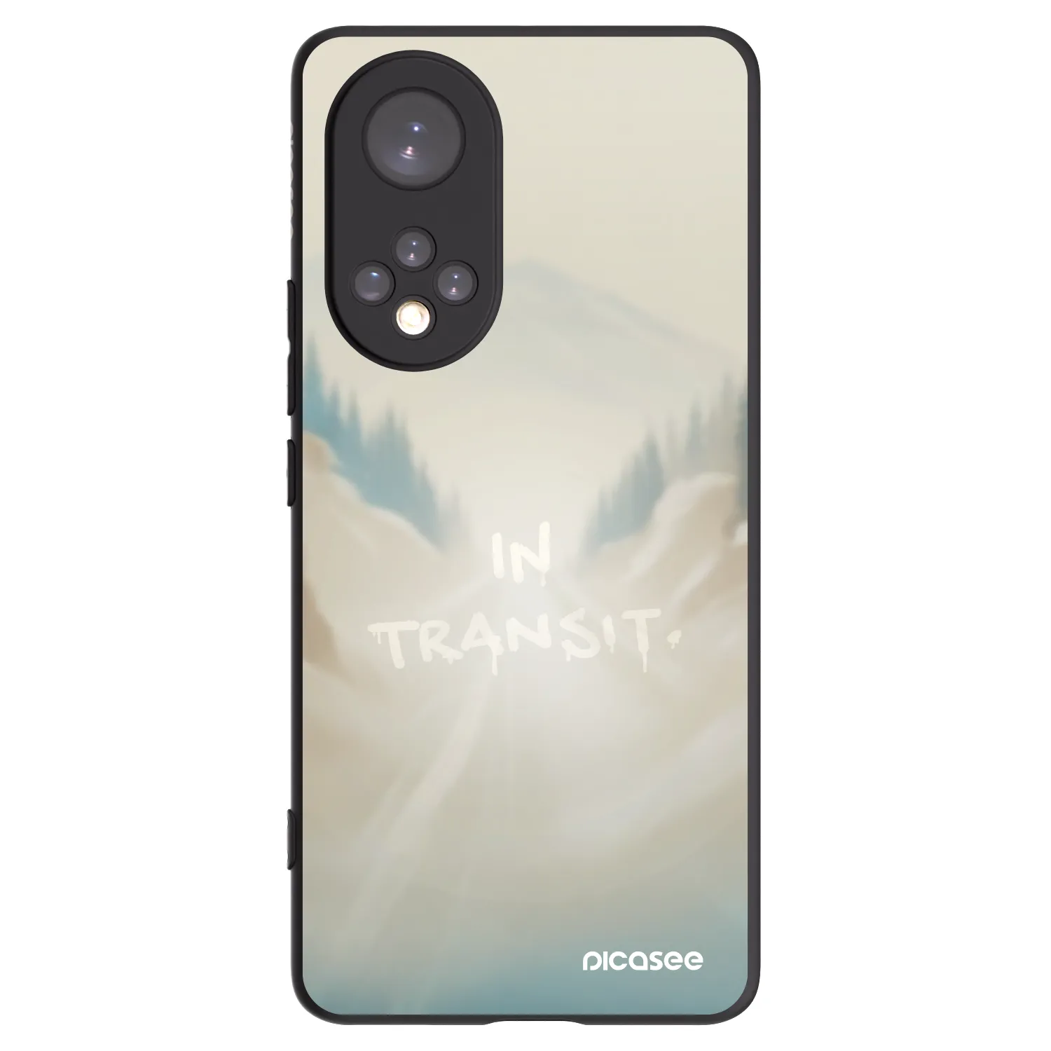 Picasee fekete szilikon tok az alábbi mobiltelefonokra Honor 50 5G - IN TRANSIT