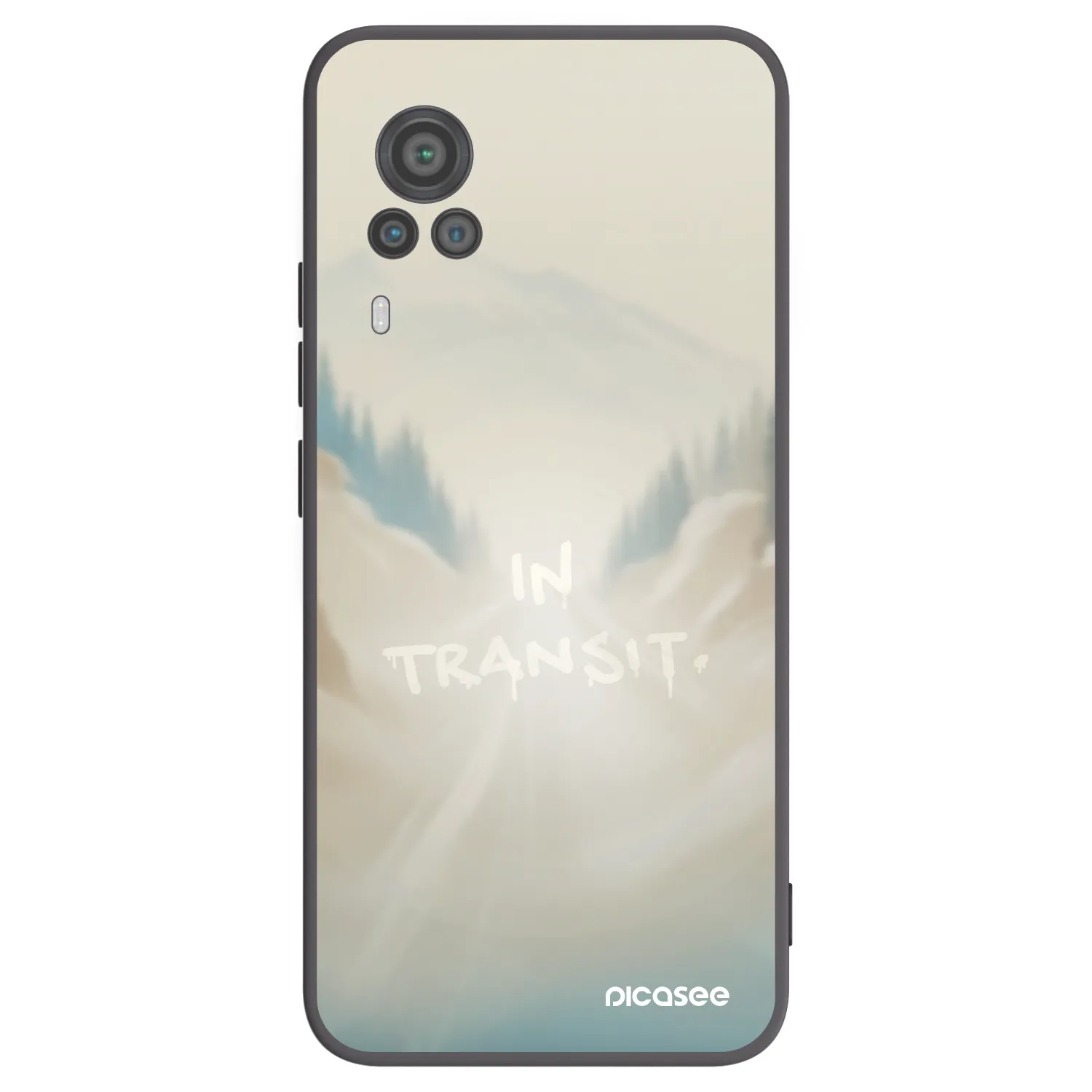Picasee fekete szilikon tok az alábbi mobiltelefonokra Vivo X60 Pro 5G - IN TRANSIT