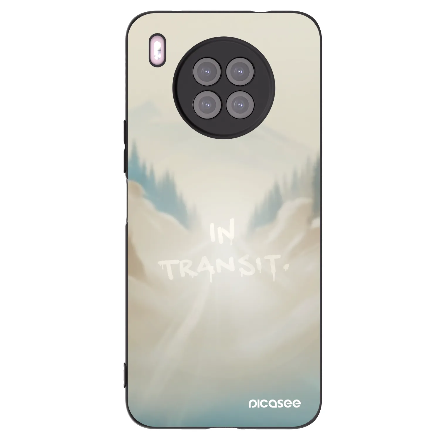 Picasee fekete szilikon tok az alábbi mobiltelefonokra Huawei Nova 8i - IN TRANSIT