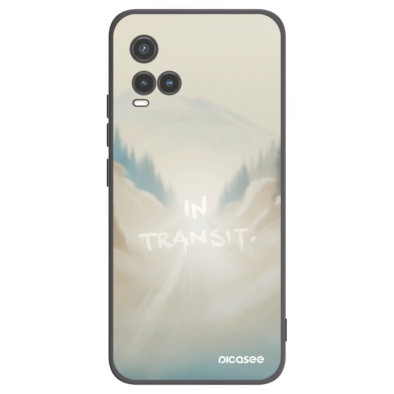 Picasee fekete szilikon tok az alábbi mobiltelefonokra Vivo Y33s - IN TRANSIT