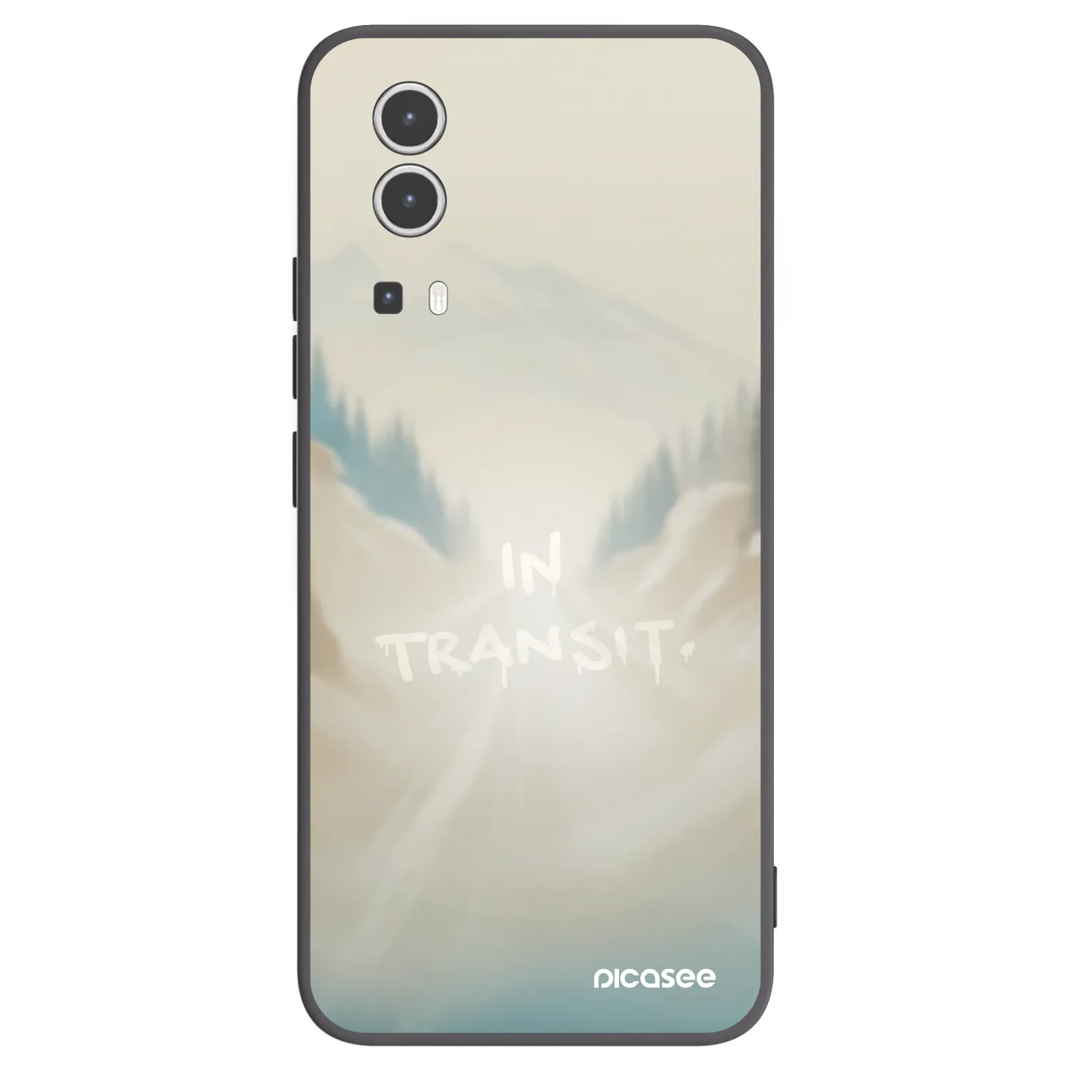 Picasee fekete szilikon tok az alábbi mobiltelefonokra Vivo Y72 5G - IN TRANSIT