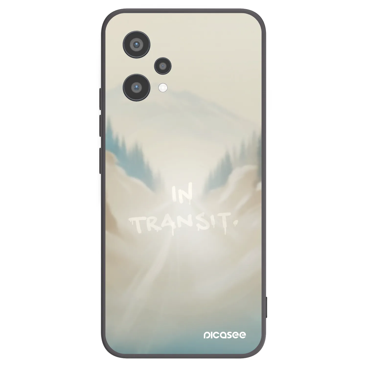 Picasee fekete szilikon tok az alábbi mobiltelefonokra Realme 9 Pro 5G - IN TRANSIT