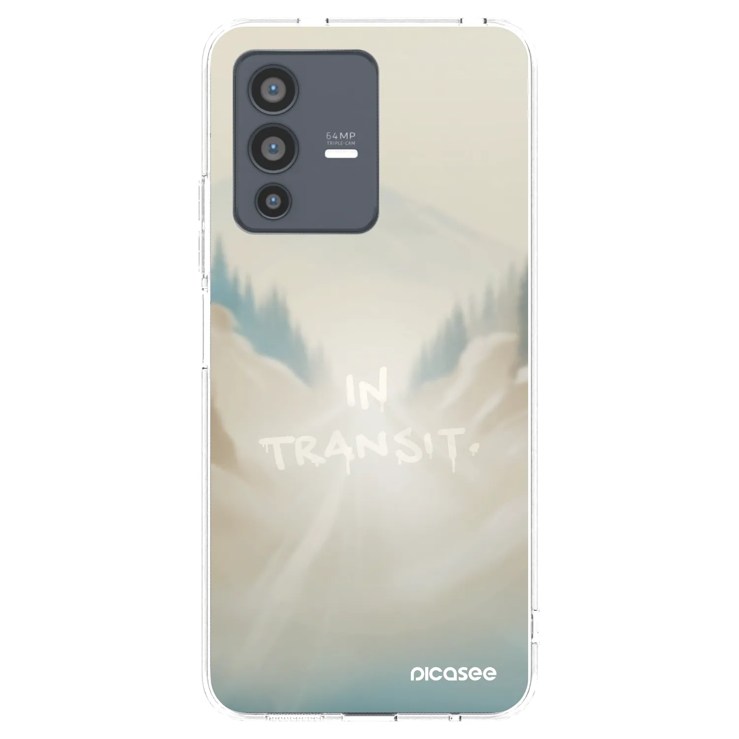 Picasee átlátszó szilikon tok az alábbi mobiltelefonokra Vivo V23 5G - IN TRANSIT