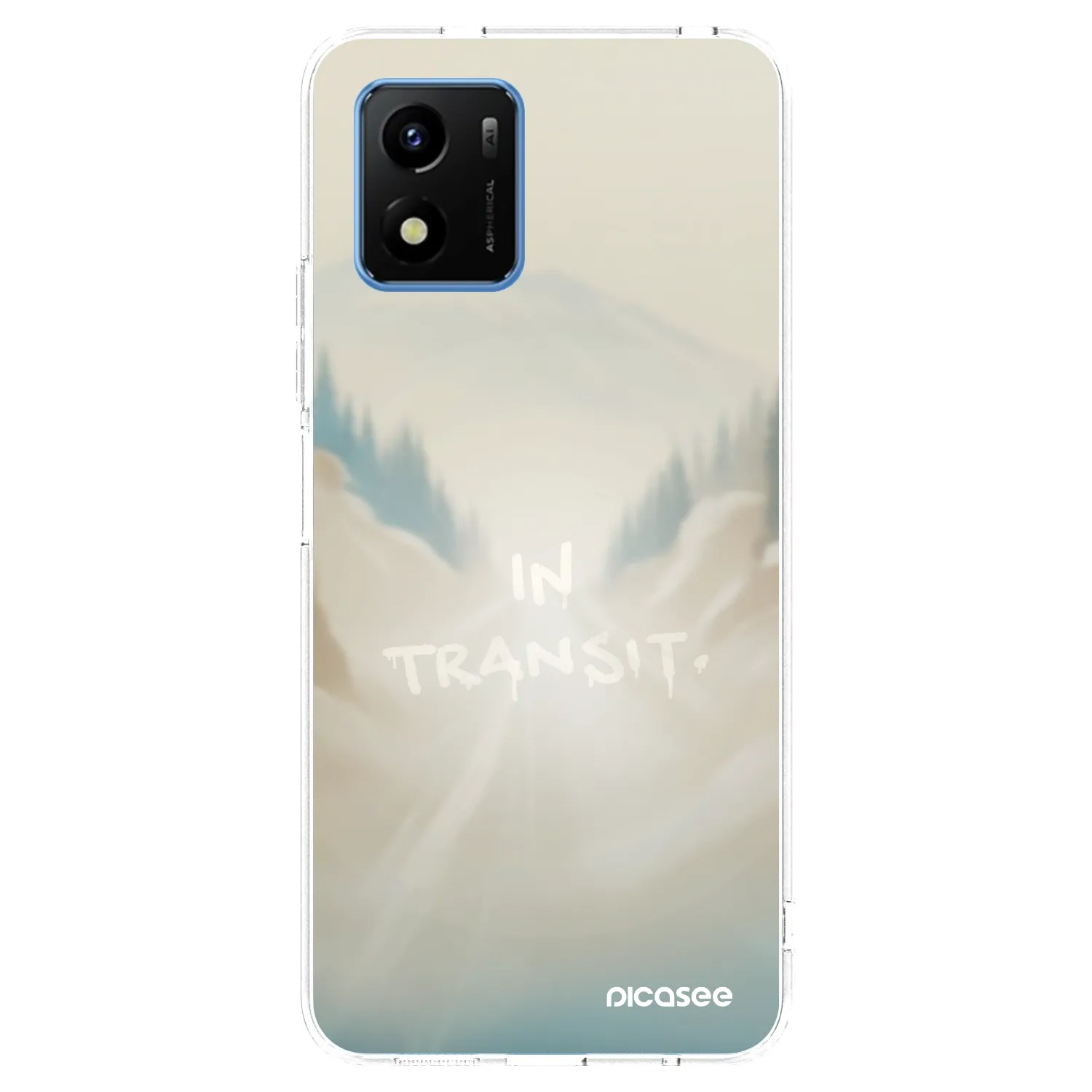 Picasee átlátszó szilikon tok az alábbi mobiltelefonokra Vivo Y01 - IN TRANSIT