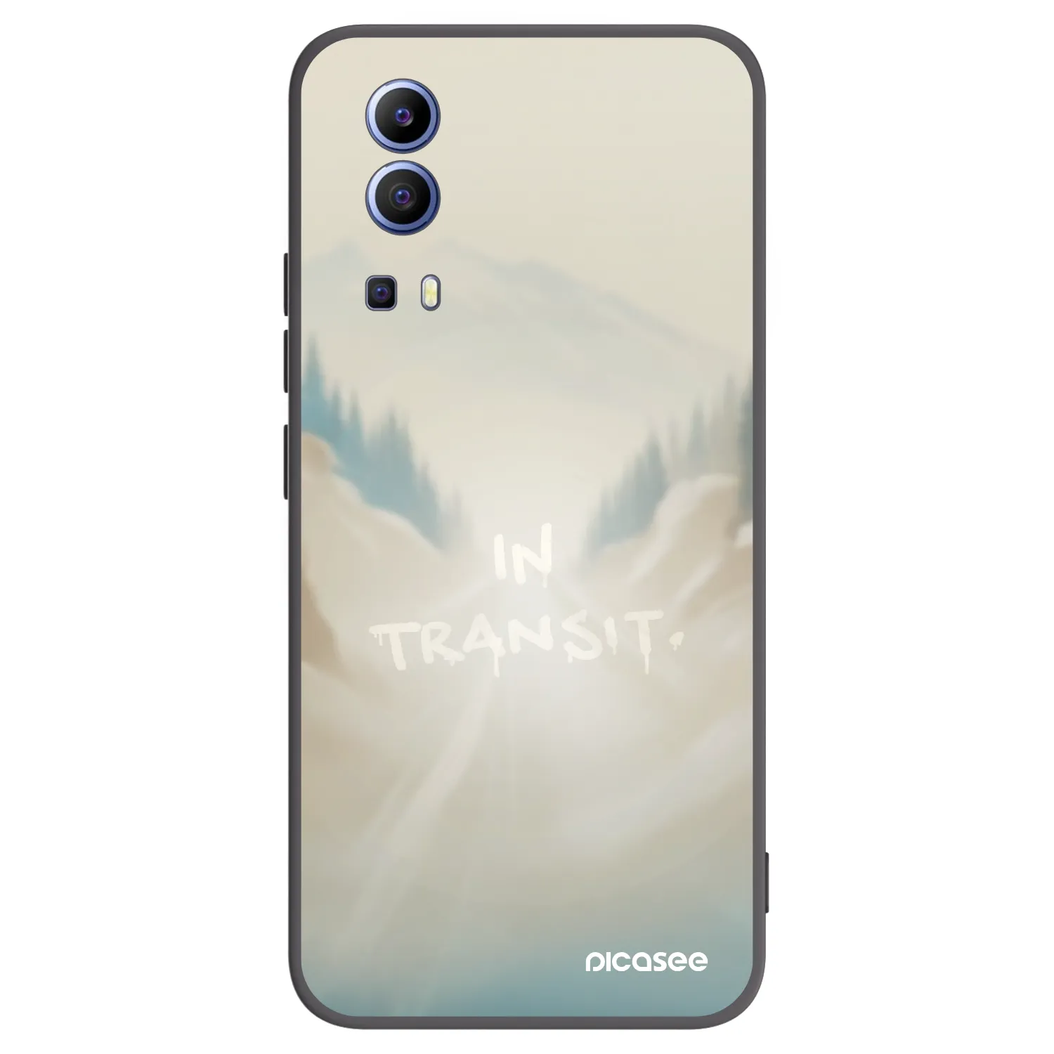Picasee fekete szilikon tok az alábbi mobiltelefonokra Vivo Y52 5G - IN TRANSIT