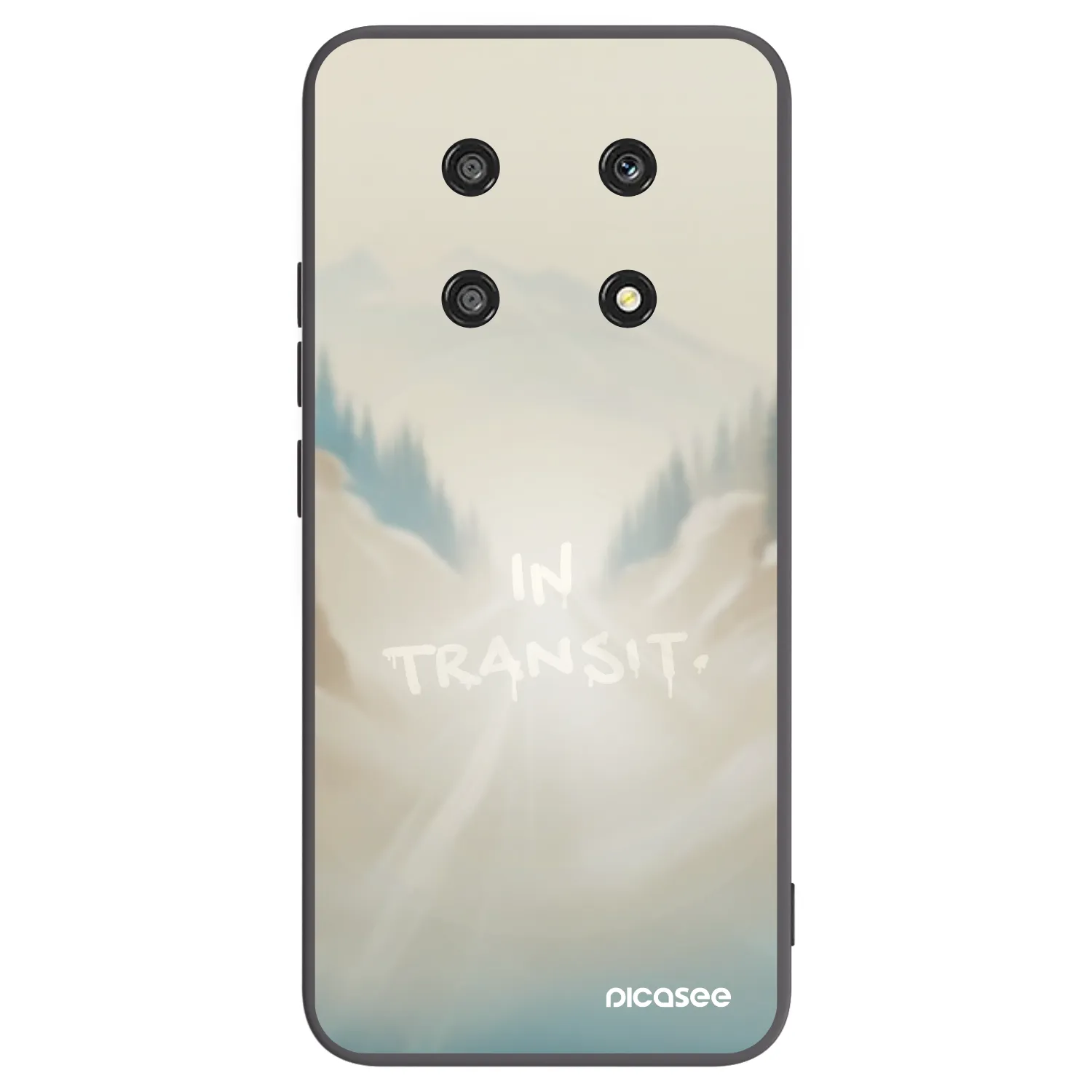 Picasee fekete szilikon tok az alábbi mobiltelefonokra Honor Magic4 Lite 5G - IN TRANSIT