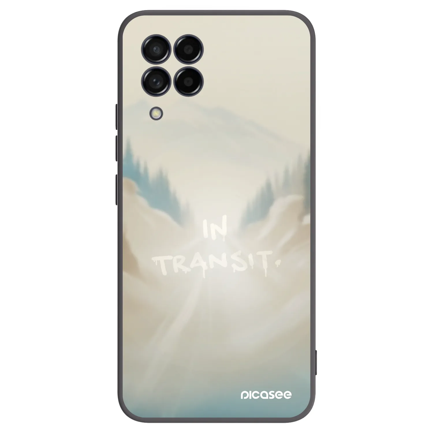 Picasee fekete szilikon tok az alábbi mobiltelefonokra Samsung Galaxy M53 5G - IN TRANSIT