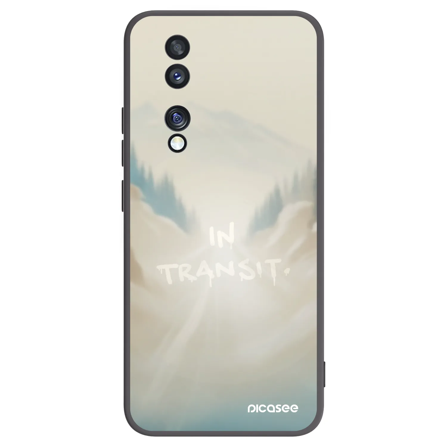 Picasee fekete szilikon tok az alábbi mobiltelefonokra Honor 70 - IN TRANSIT