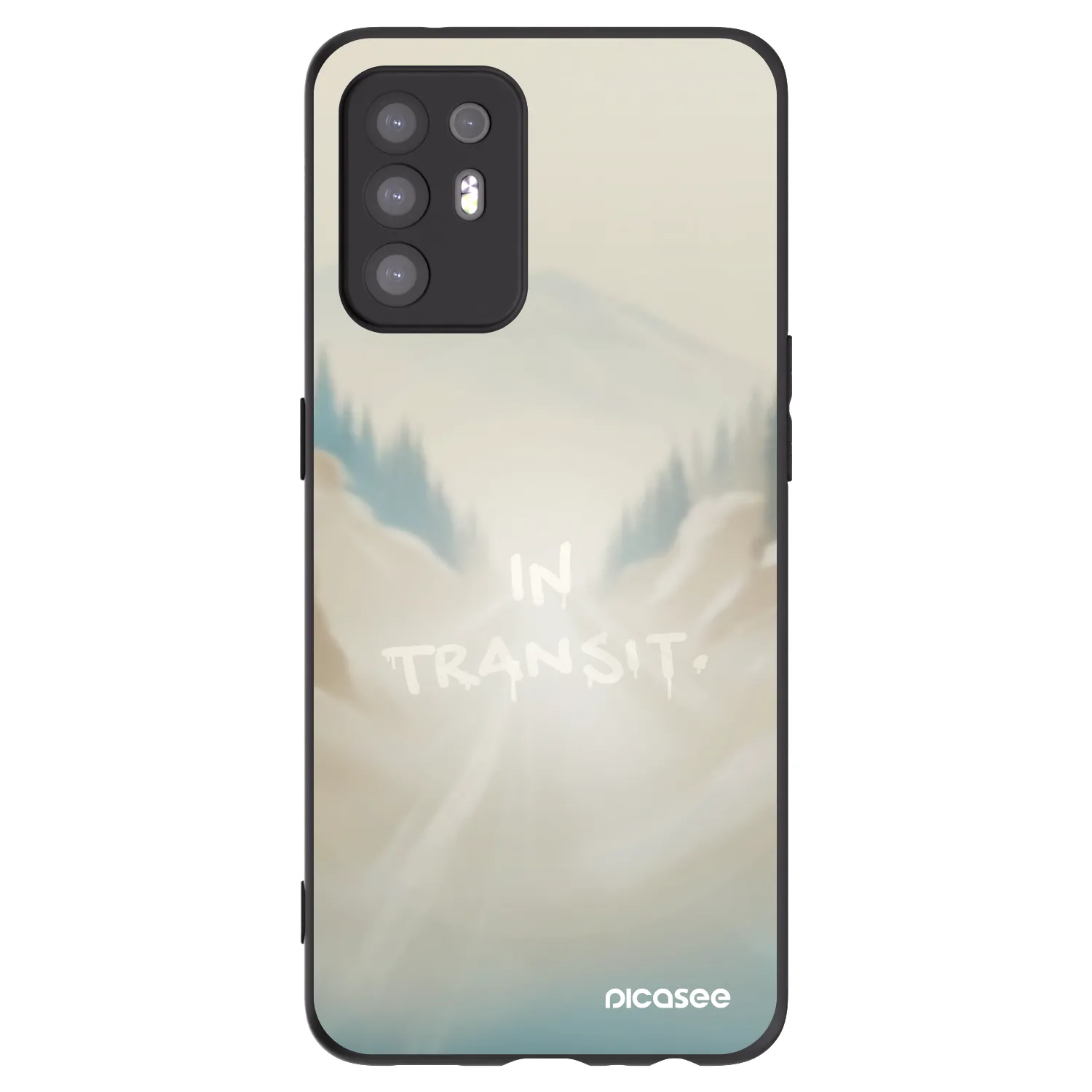 Picasee fekete szilikon tok az alábbi mobiltelefonokra OPPO A94 5G - IN TRANSIT