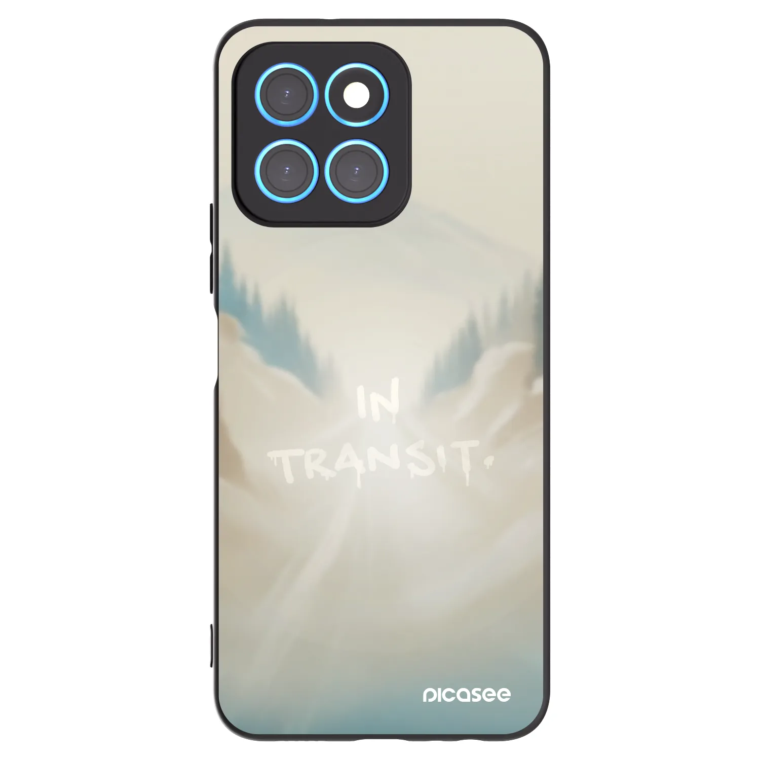 Picasee fekete szilikon tok az alábbi mobiltelefonokra Honor X6 - IN TRANSIT