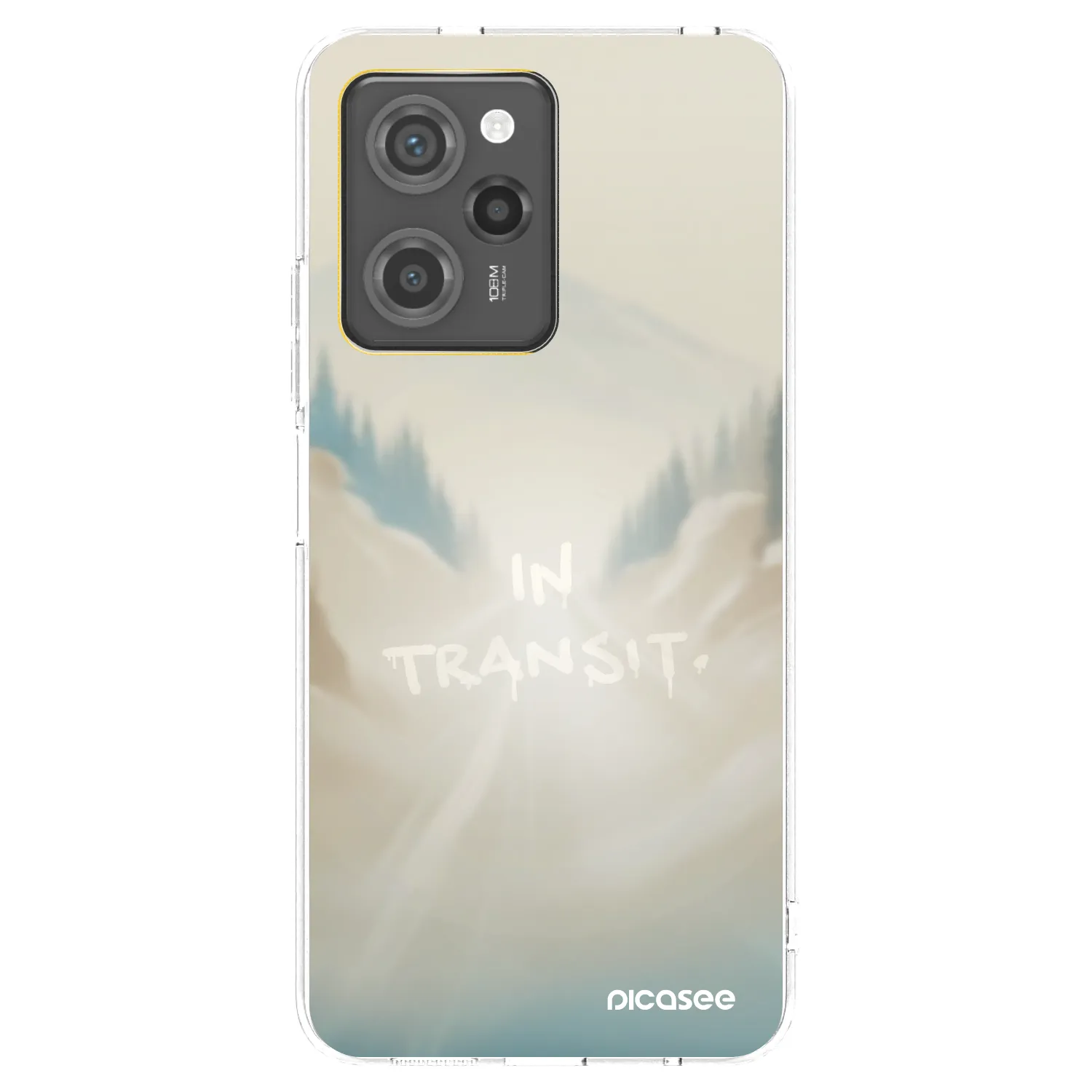 Picasee fekete szilikon tok az alábbi mobiltelefonokra Xiaomi Poco X5 Pro - IN TRANSIT
