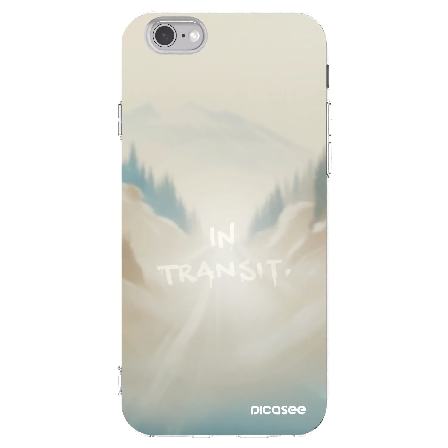 Picasee átlátszó szilikon tok az alábbi mobiltelefonokra Apple iPhone 6/6S - IN TRANSIT