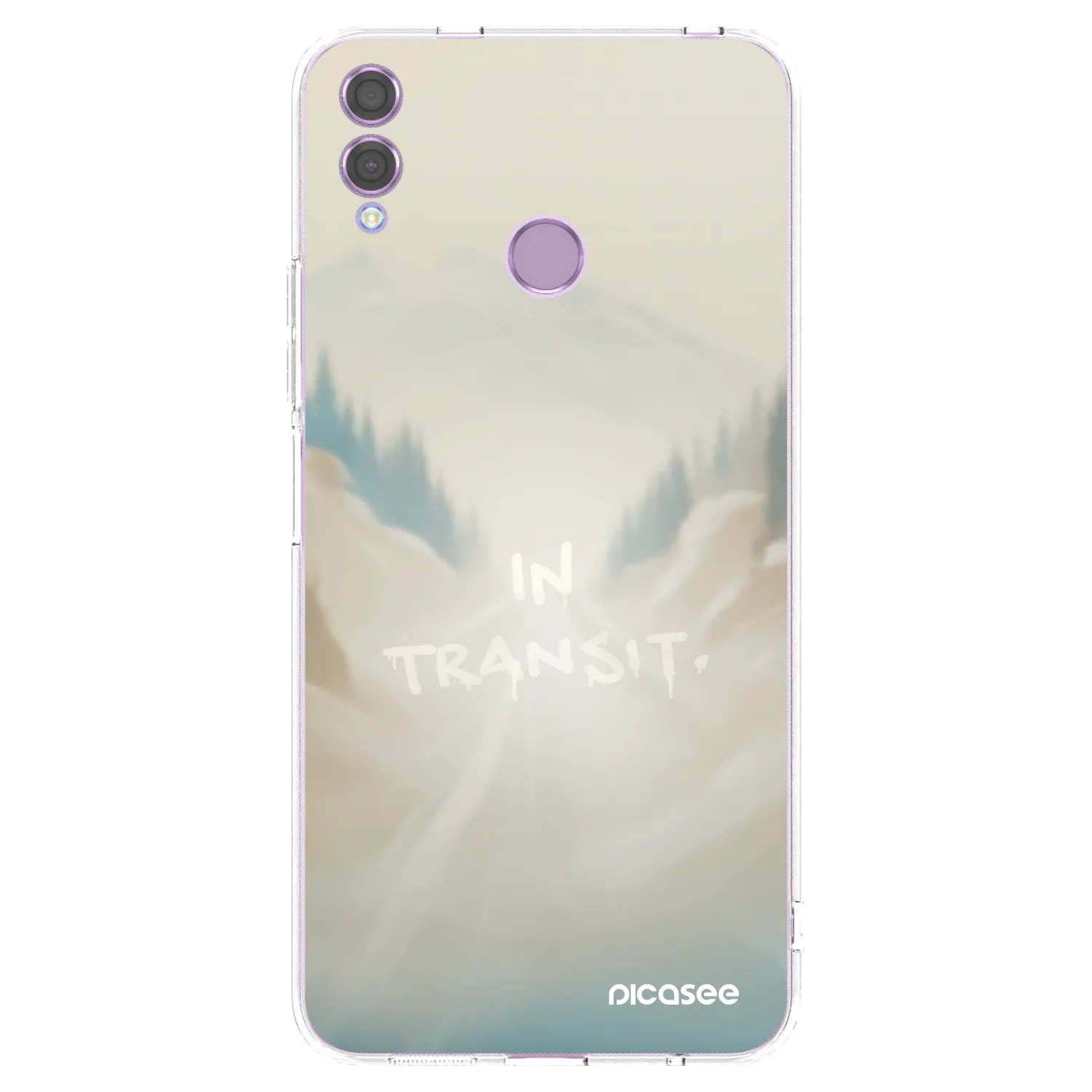Picasee átlátszó szilikon tok az alábbi mobiltelefonokra Honor 8X - IN TRANSIT