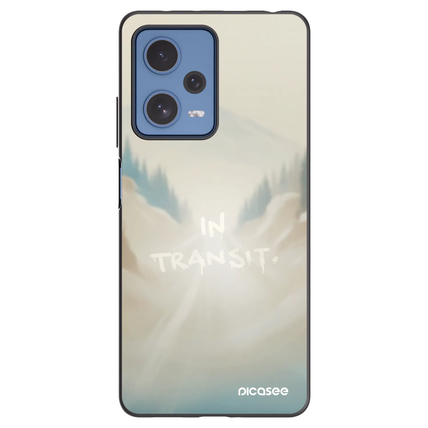 Picasee fekete szilikon tok az alábbi mobiltelefonokra Xiaomi Redmi Note 12 Pro 5G - IN TRANSIT