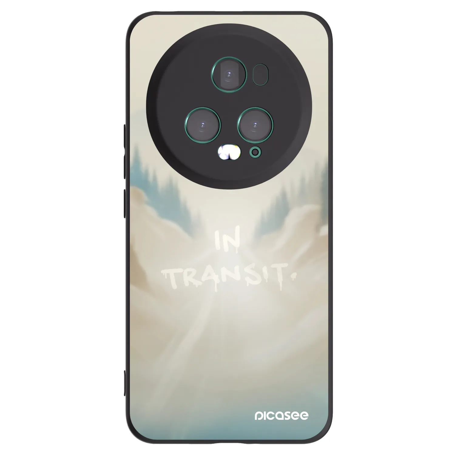 Picasee fekete szilikon tok az alábbi mobiltelefonokra Honor Magic5 Pro - IN TRANSIT