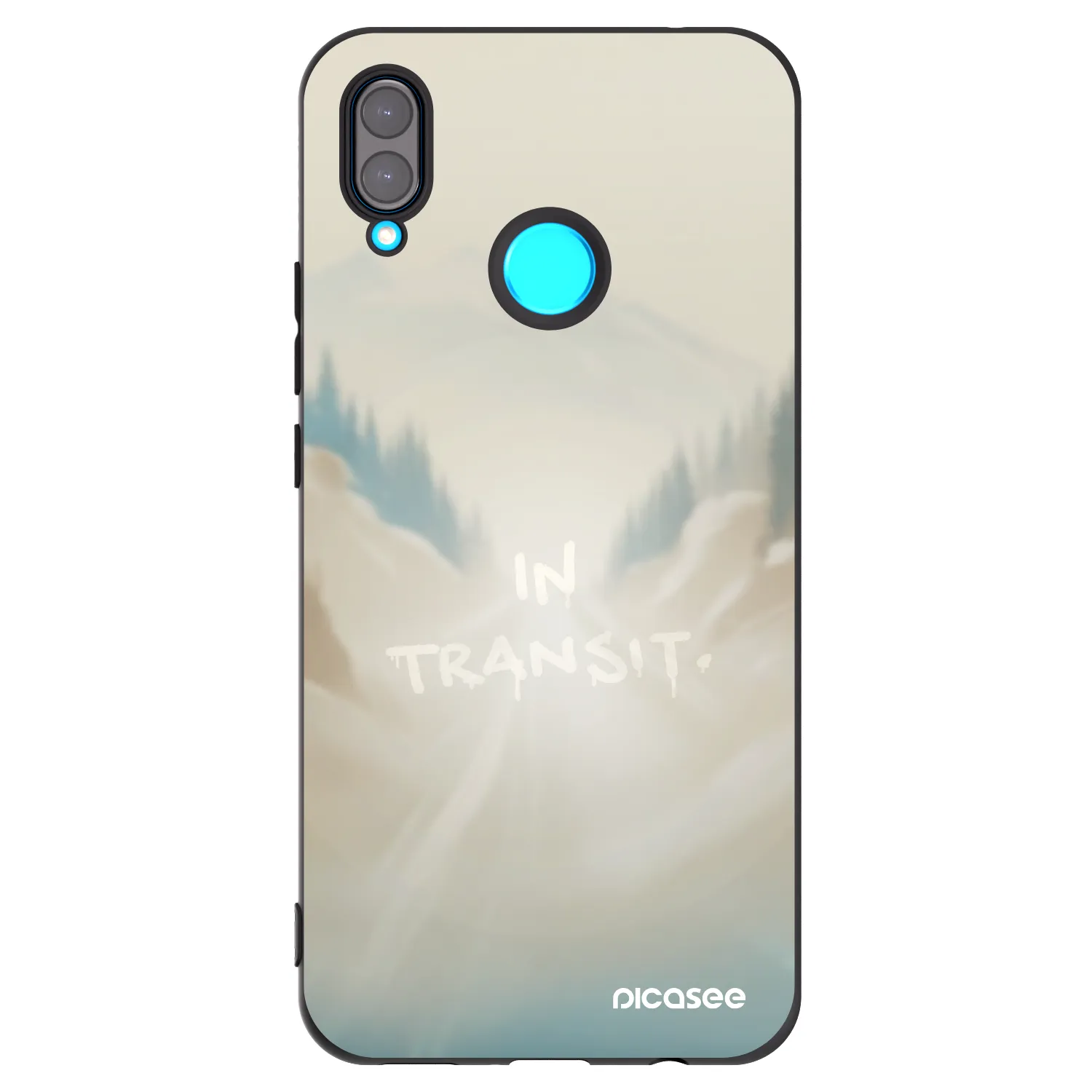 Picasee fekete szilikon tok az alábbi mobiltelefonokra Huawei Nova 3i - IN TRANSIT
