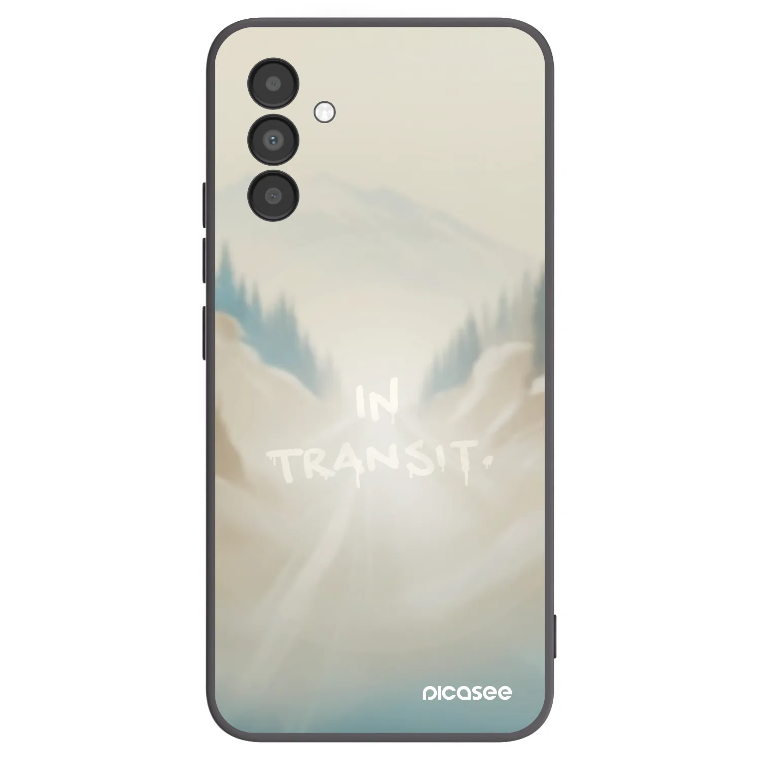 Picasee fekete szilikon tok az alábbi mobiltelefonokra Samsung Galaxy A04s A047F - IN TRANSIT