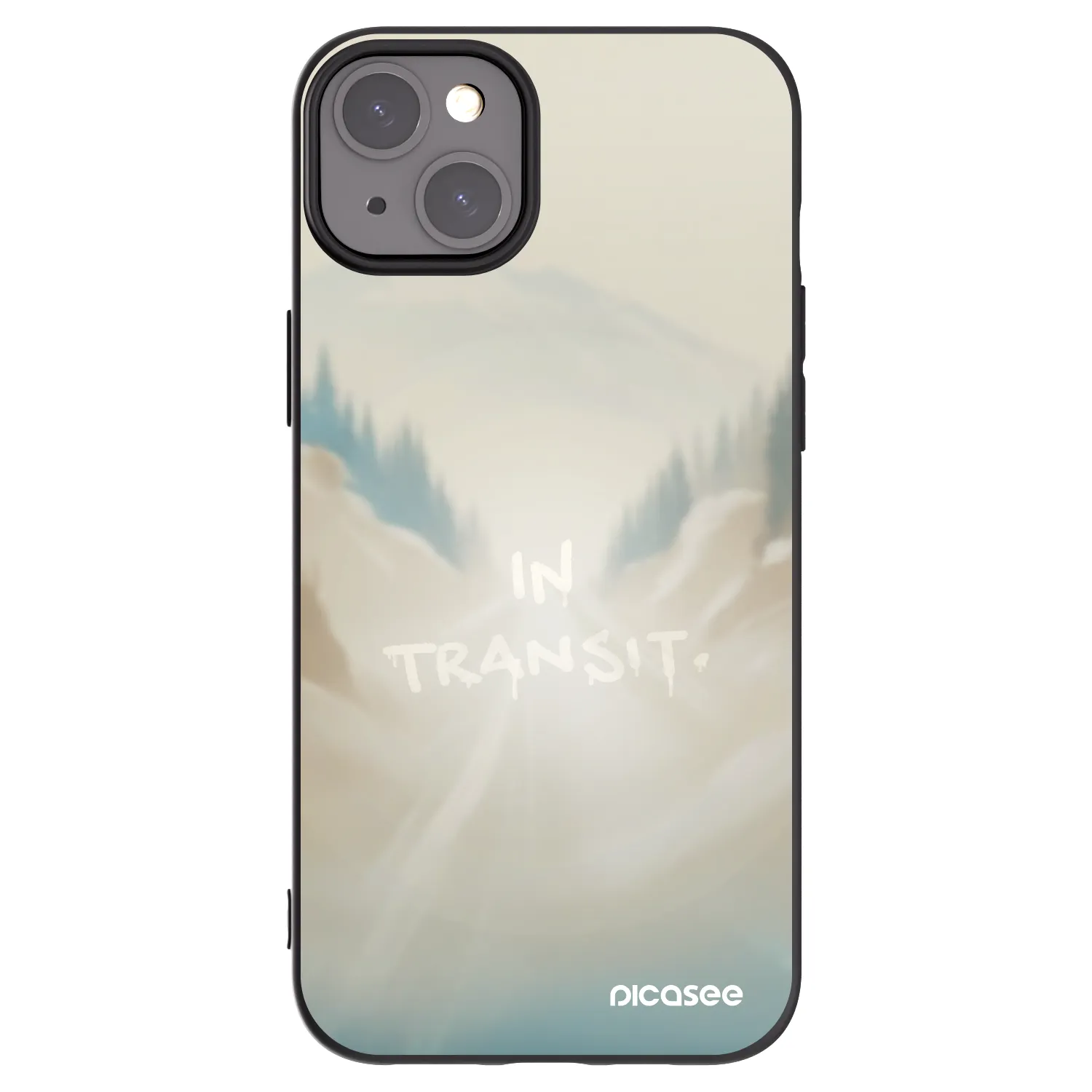 Picasee fekete szilikon tok az alábbi mobiltelefonokra Apple iPhone 15 Plus - IN TRANSIT