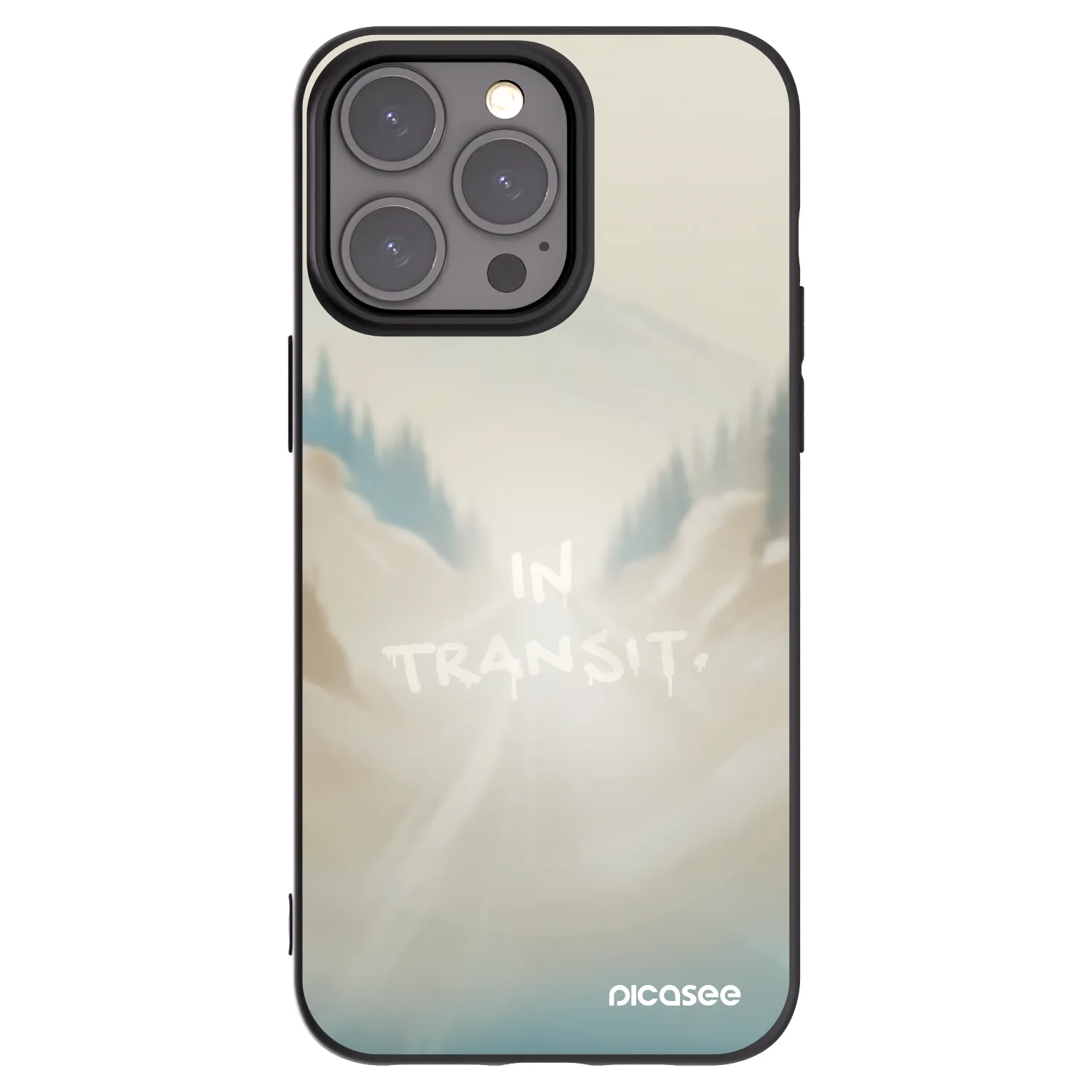 Picasee fekete szilikon tok az alábbi mobiltelefonokra Apple iPhone 15 Pro Max - IN TRANSIT