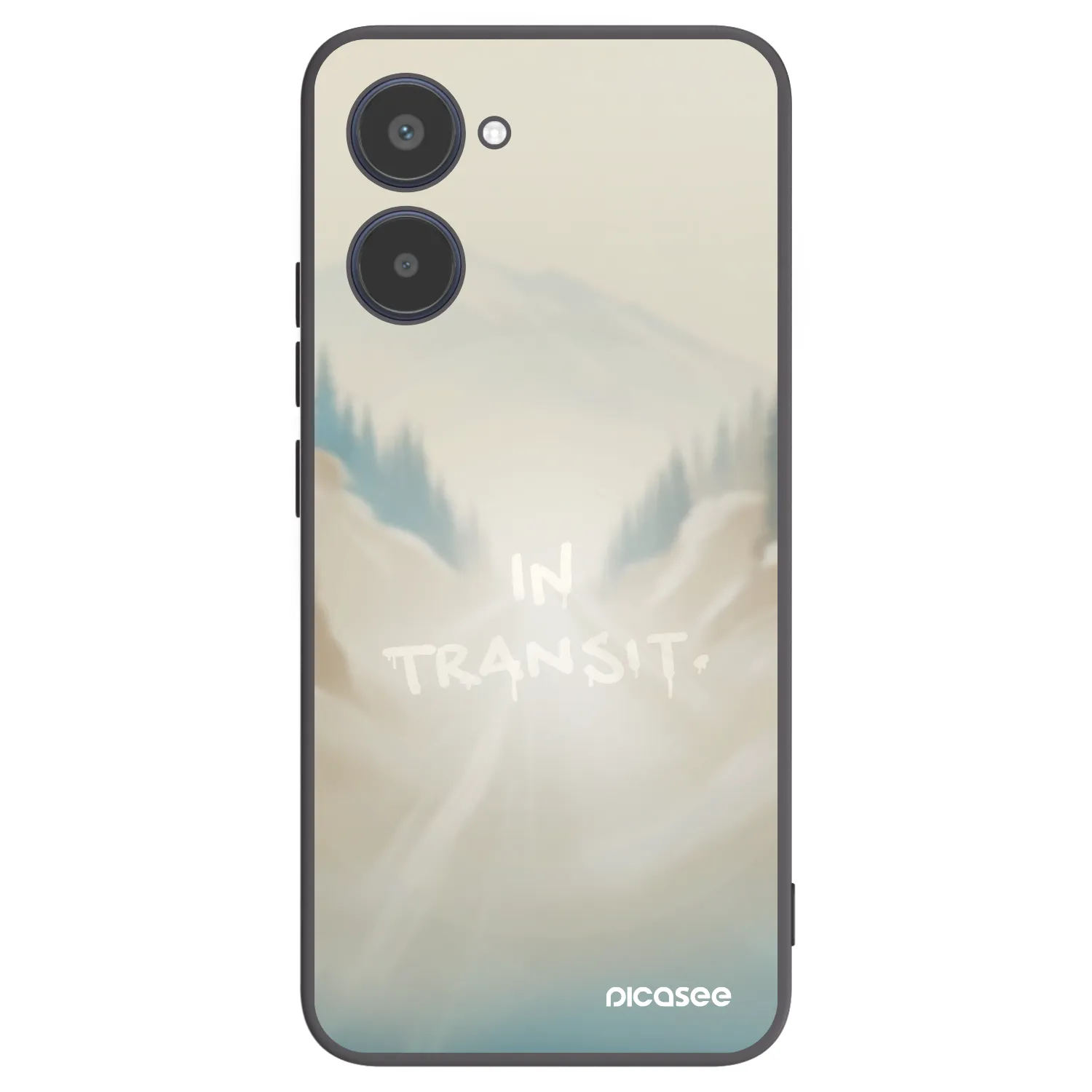 Picasee fekete szilikon tok az alábbi mobiltelefonokra Realme 10 4G - IN TRANSIT