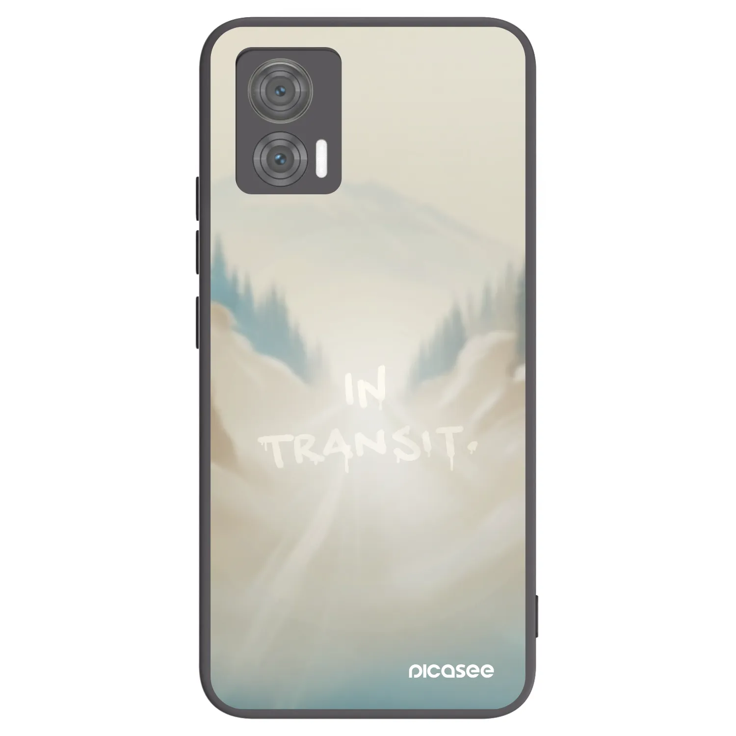 Picasee fekete szilikon tok az alábbi mobiltelefonokra Motorola Edge 30 Neo - IN TRANSIT