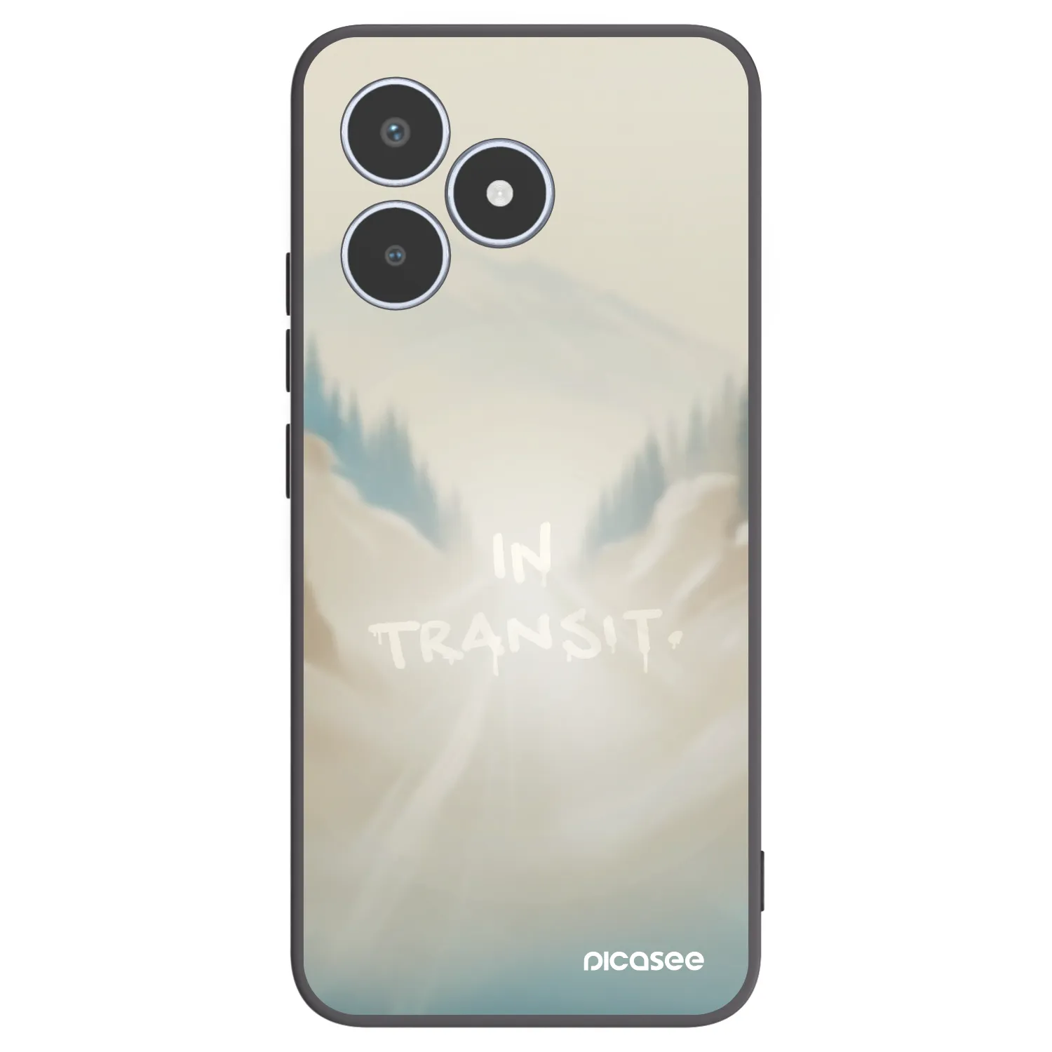 Picasee fekete szilikon tok az alábbi mobiltelefonokra Realme C53 - IN TRANSIT