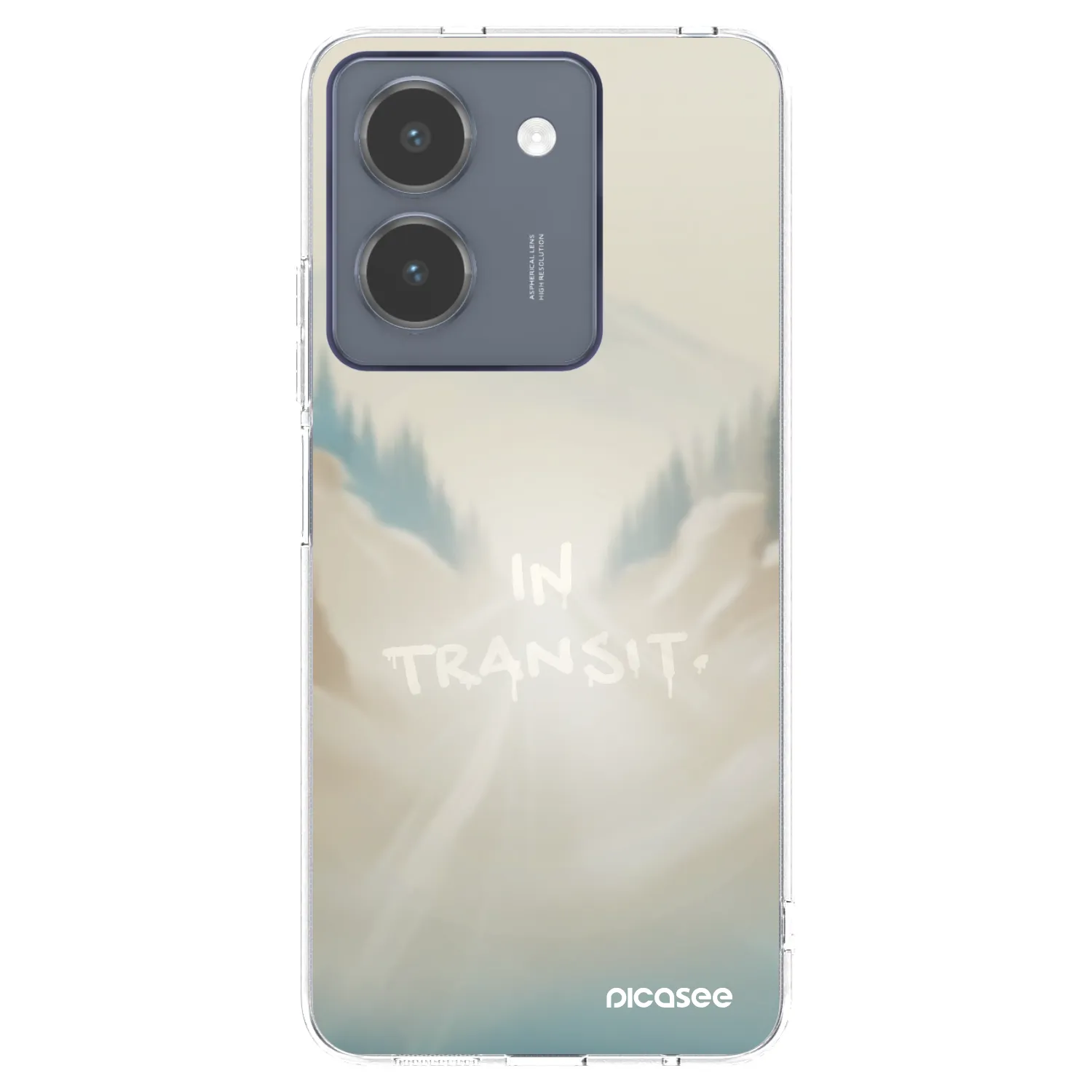 Picasee átlátszó szilikon tok az alábbi mobiltelefonokra Vivo Y36 4G - IN TRANSIT