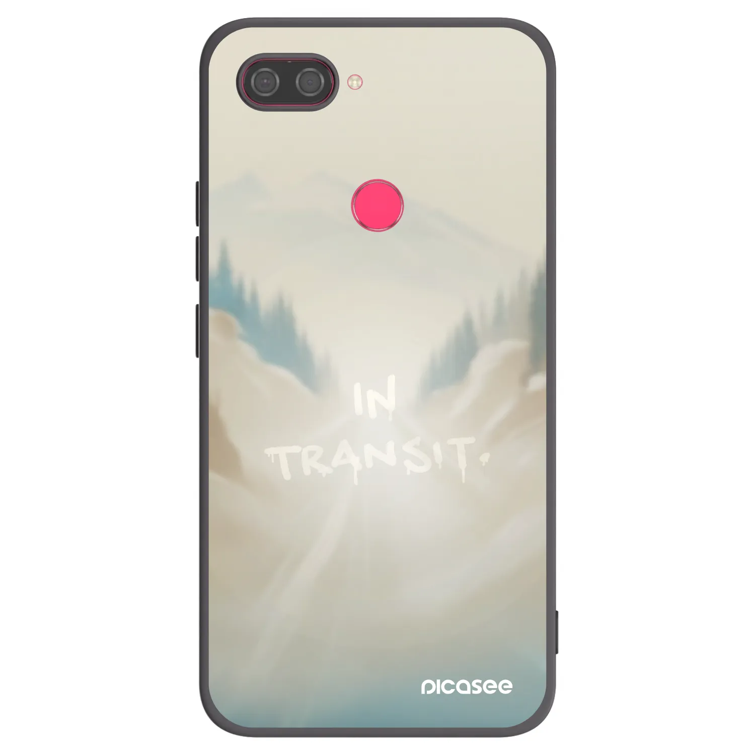 Picasee fekete szilikon tok az alábbi mobiltelefonokra Xiaomi Mi 8 Lite - IN TRANSIT