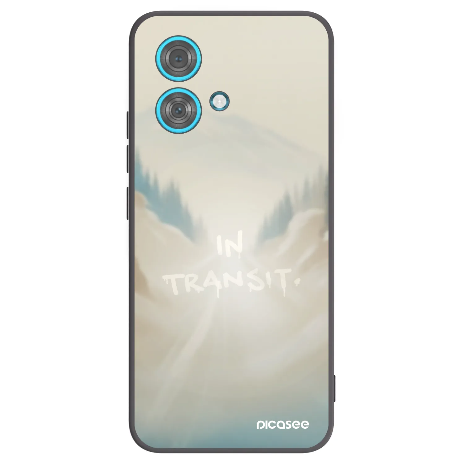 Picasee fekete szilikon tok az alábbi mobiltelefonokra Motorola Edge 40 Neo - IN TRANSIT