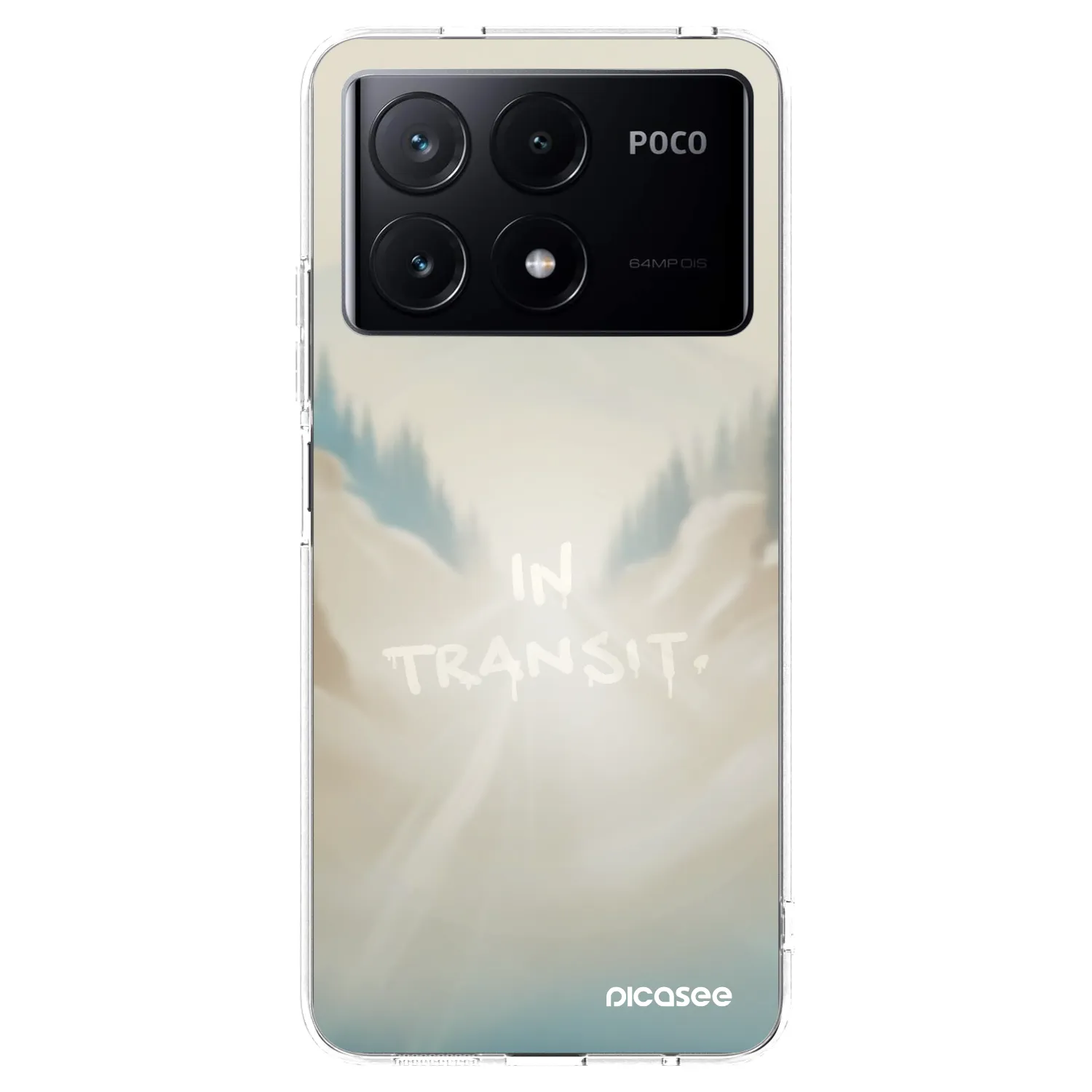 Picasee átlátszó szilikon tok az alábbi mobiltelefonokra Xiaomi Poco X6 Pro - IN TRANSIT