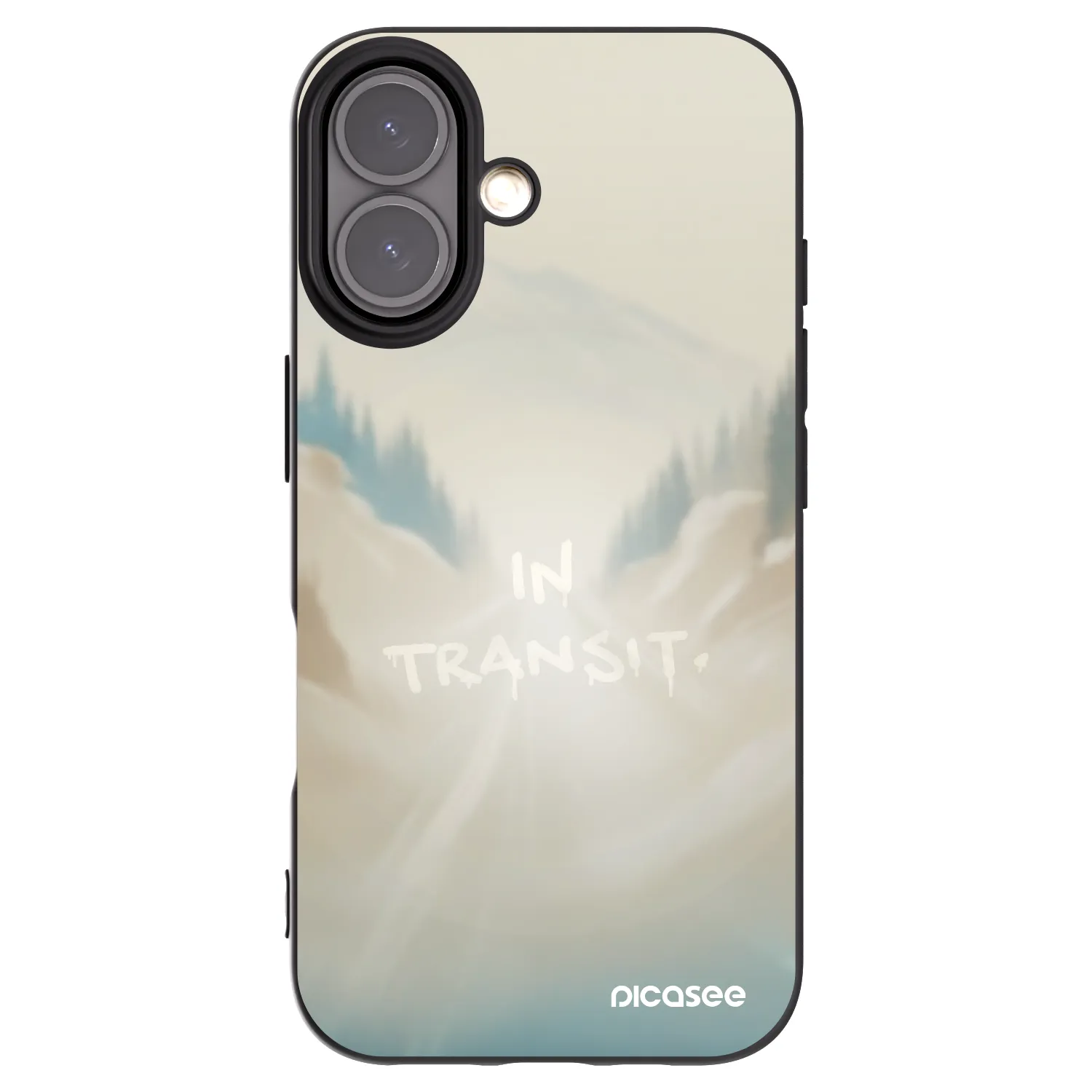 Picasee fekete szilikon tok az alábbi mobiltelefonokra Apple iPhone 16 - IN TRANSIT