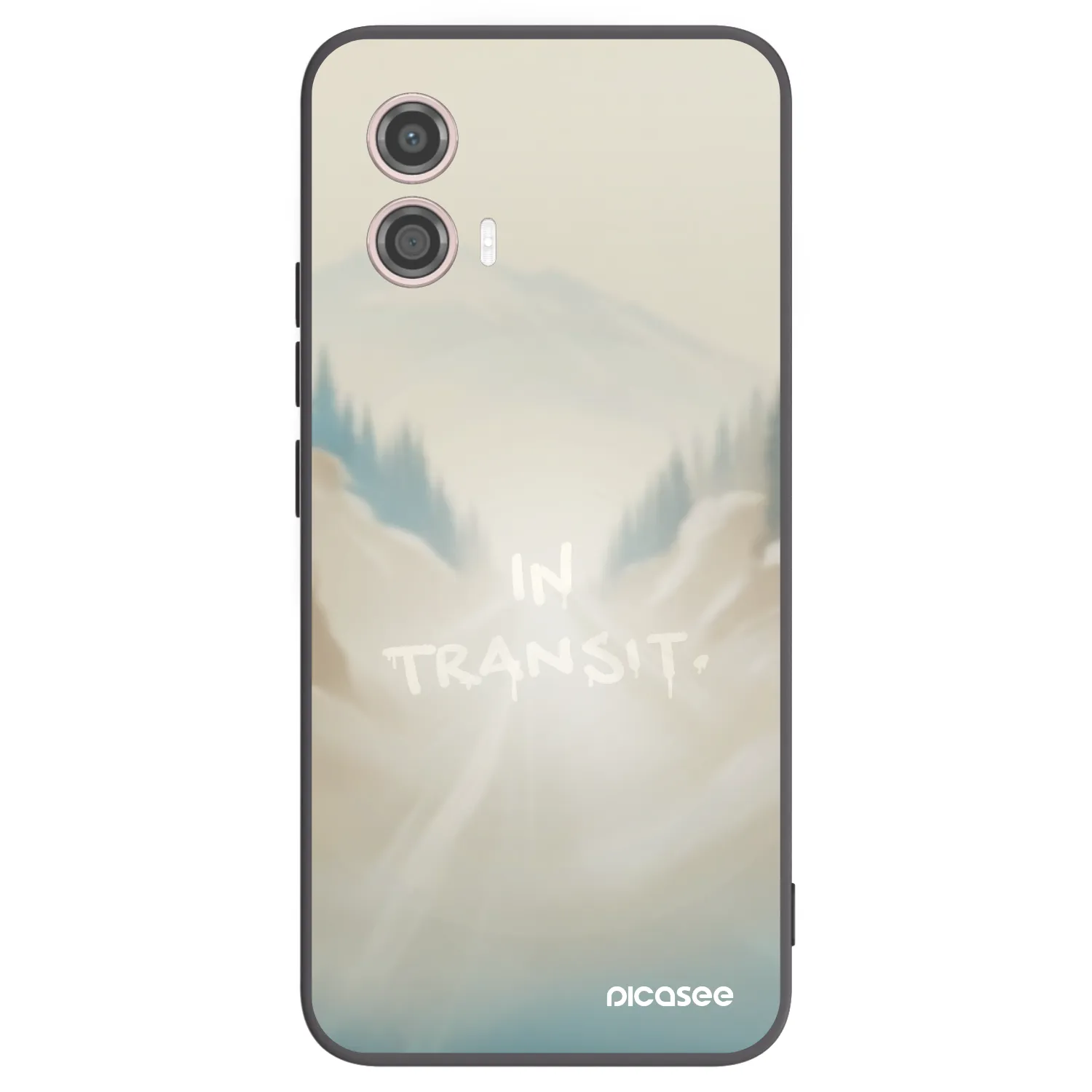 Picasee fekete szilikon tok az alábbi mobiltelefonokra Motorola Moto G53 5G - IN TRANSIT