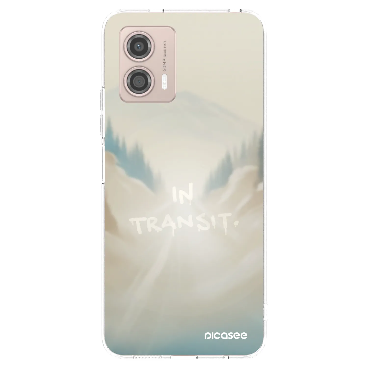 Picasee átlátszó szilikon tok az alábbi mobiltelefonokra Motorola Moto G53 5G - IN TRANSIT