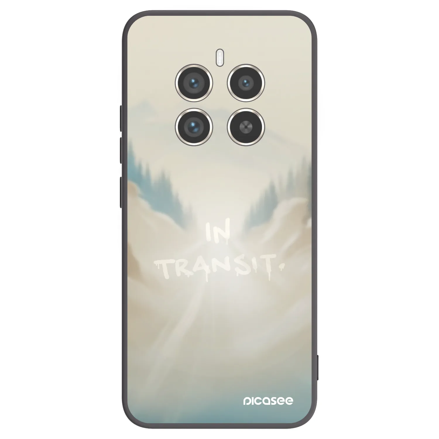 Picasee fekete szilikon tok az alábbi mobiltelefonokra Realme 12 Pro 5G - IN TRANSIT