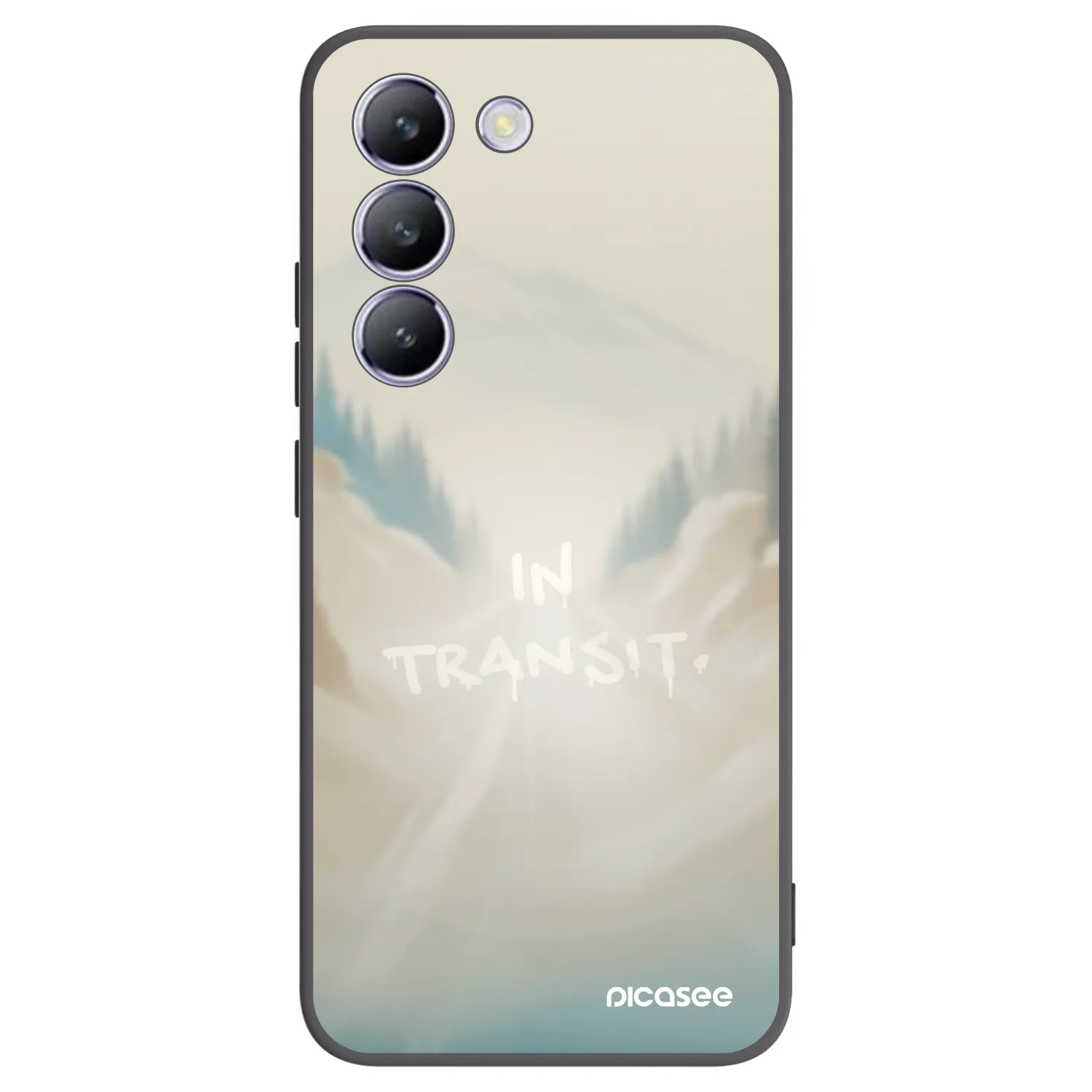 Picasee fekete szilikon tok az alábbi mobiltelefonokra Vivo V40 SE 5G - IN TRANSIT