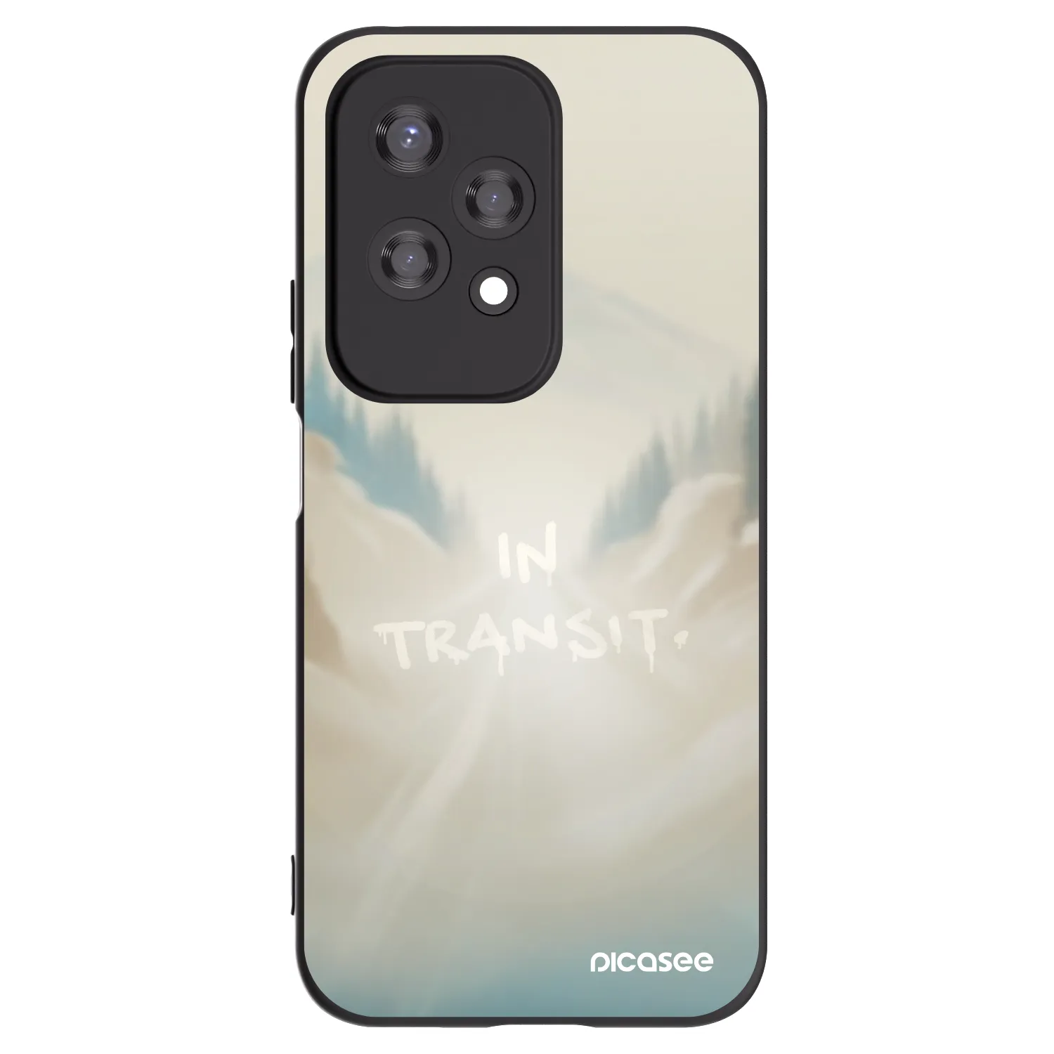 Picasee fekete szilikon tok az alábbi mobiltelefonokra Honor 200 Lite - IN TRANSIT