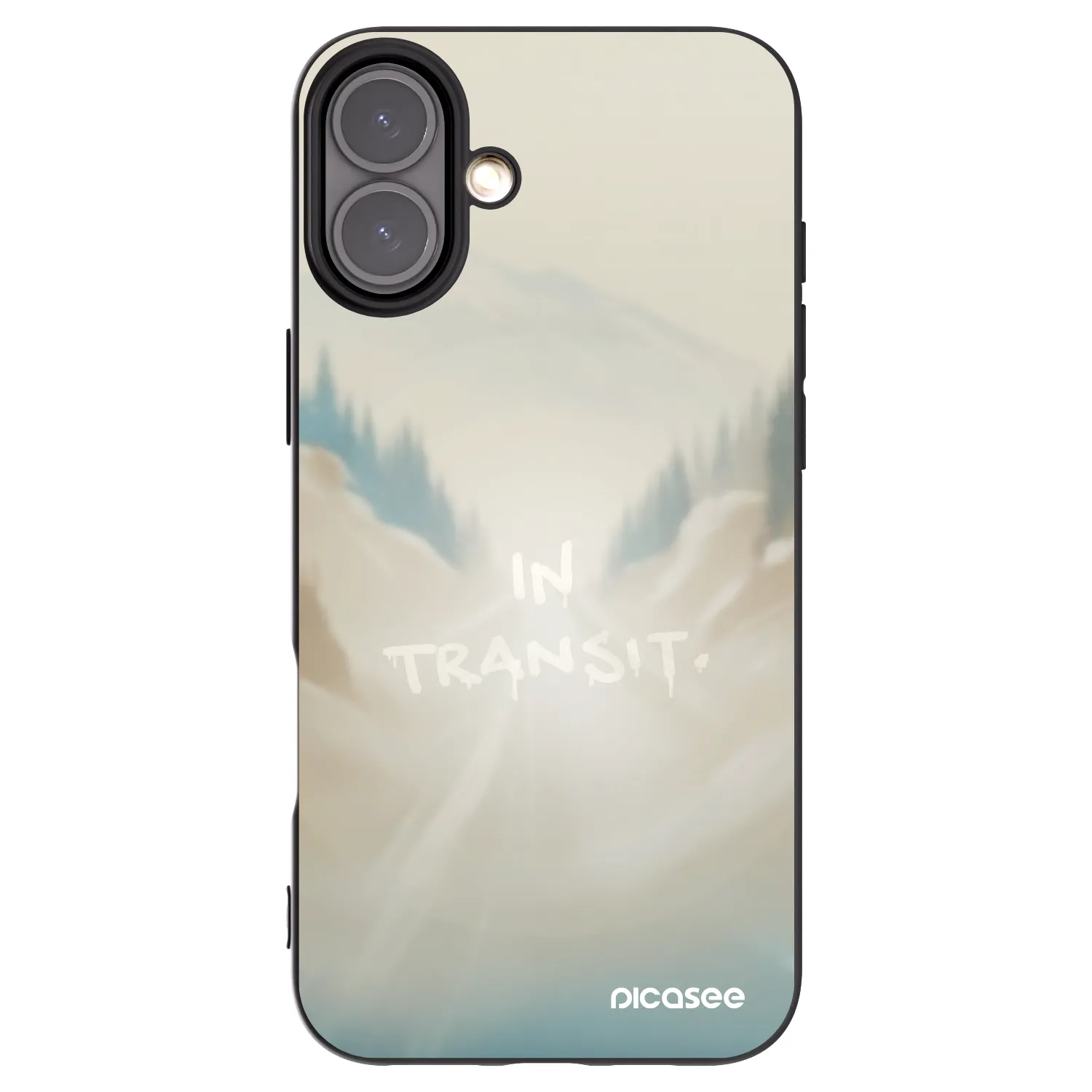 Picasee fekete szilikon tok az alábbi mobiltelefonokra Apple iPhone 16 Plus - IN TRANSIT