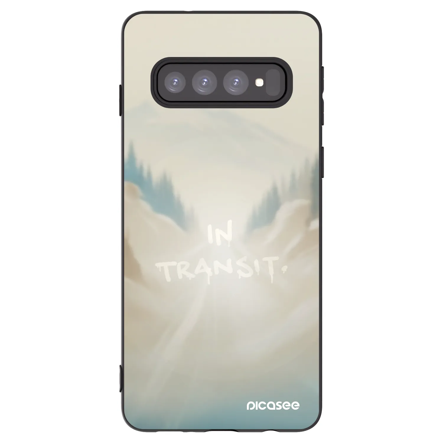 Picasee fekete szilikon tok az alábbi mobiltelefonokra Samsung Galaxy S10 G973 - IN TRANSIT