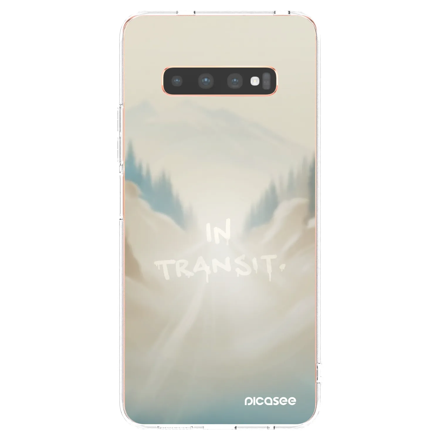 Picasee átlátszó szilikon tok az alábbi mobiltelefonokra Samsung Galaxy S10 Plus G975 - IN TRANSIT