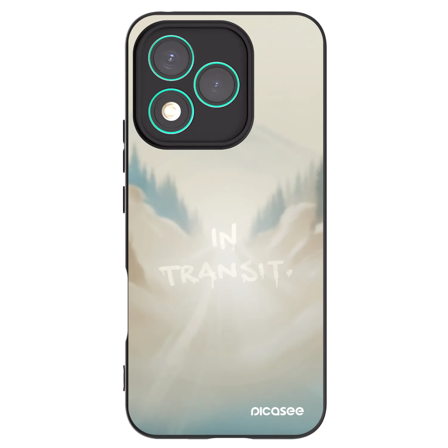 Picasee fekete szilikon tok az alábbi mobiltelefonokra Honor 400 Lite 5G - IN TRANSIT
