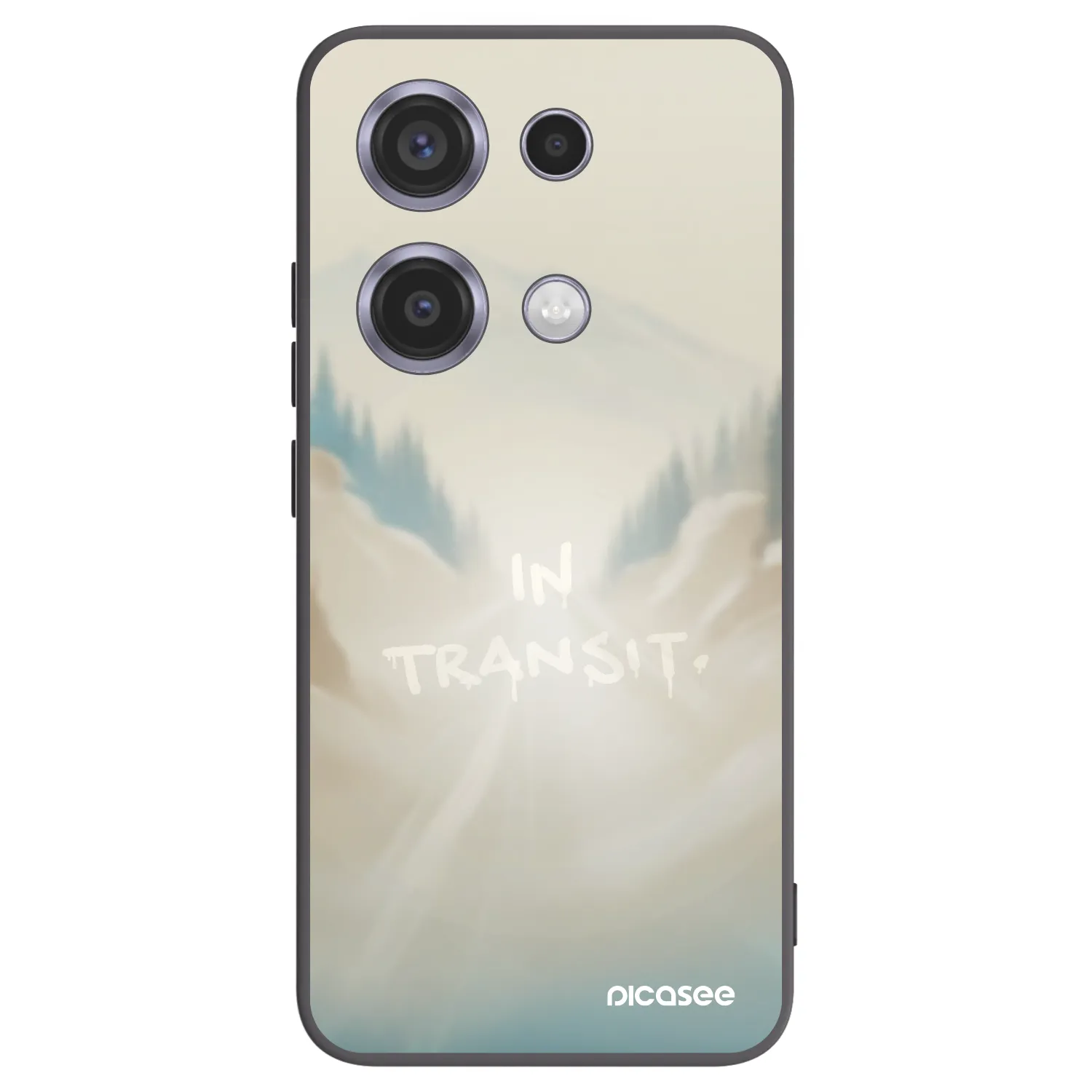 Picasee fekete szilikon tok az alábbi mobiltelefonokra Xiaomi Redmi Note 14S - IN TRANSIT